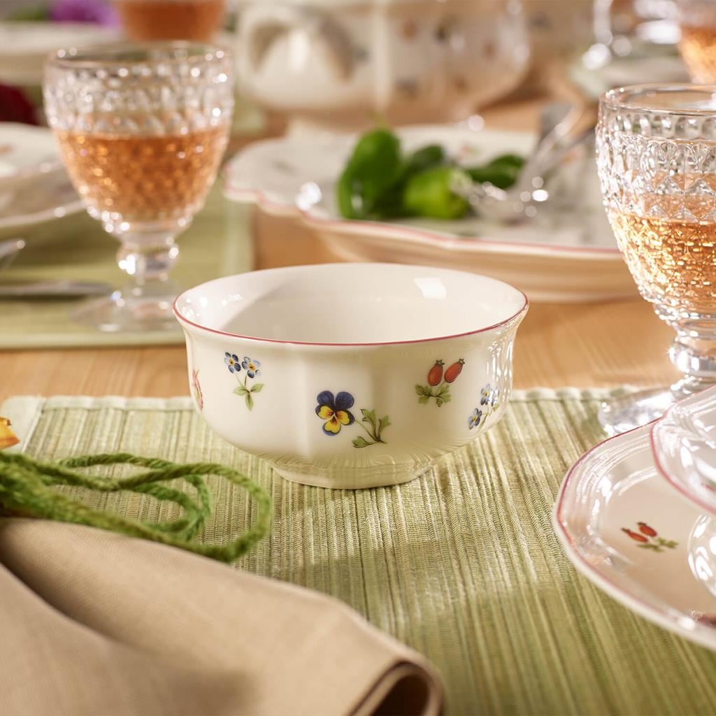 Villeroy & Boch Schale »Dessertschalen Petite Fleur ø 11,7 cm 6er Set weiß« 6 Spülmaschinengeeignet, Mikrowellengeeignet
