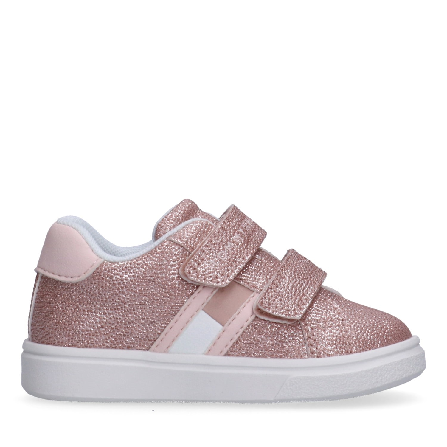 Tommy Hilfiger Sneaker  Schlupfschuh Klettschuh, Mädchenschuh mit allover Glitzer