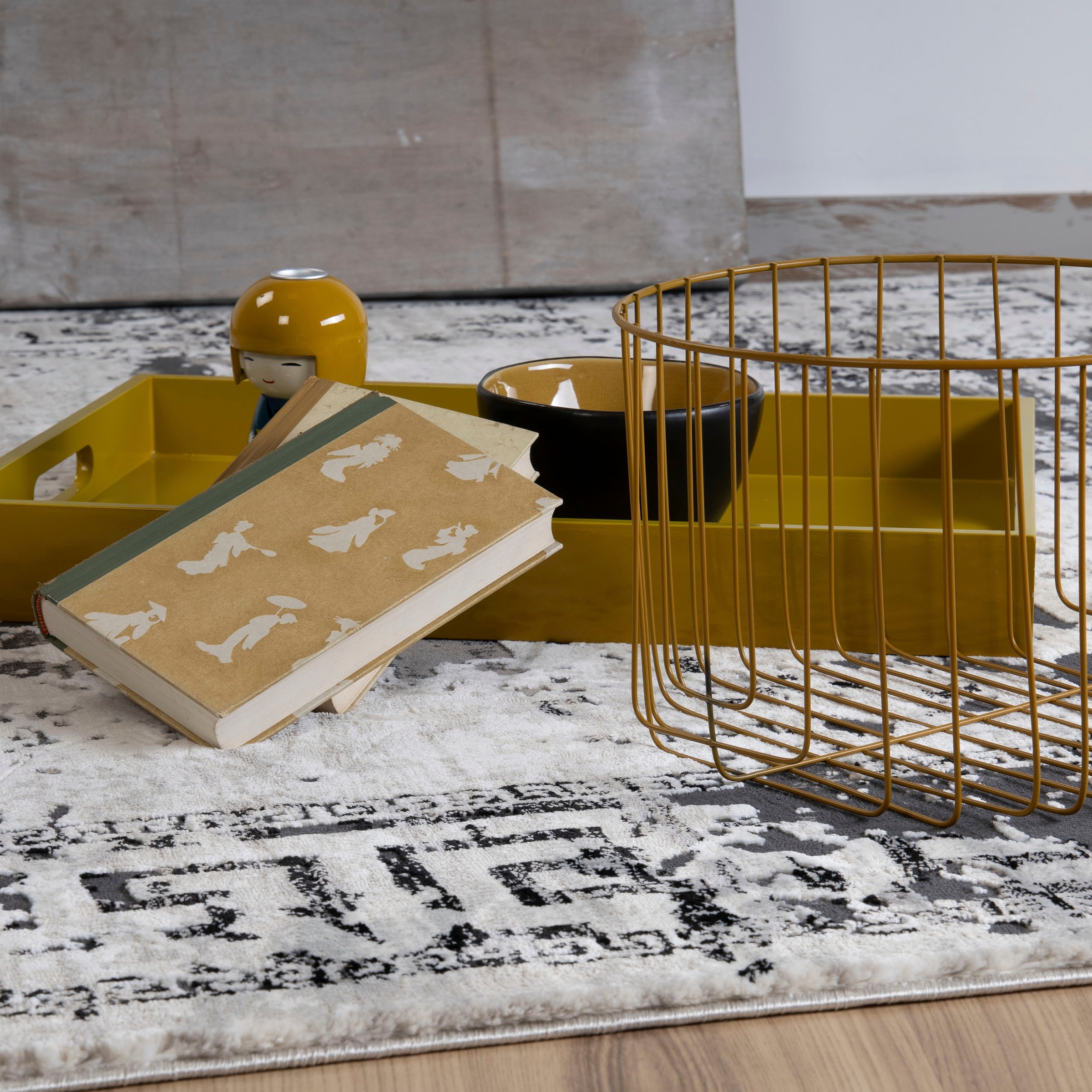 Obsession Teppich »My modernes 3D-Design, Muster, 911«, rechteckig, Bordüre mit Opal Karo