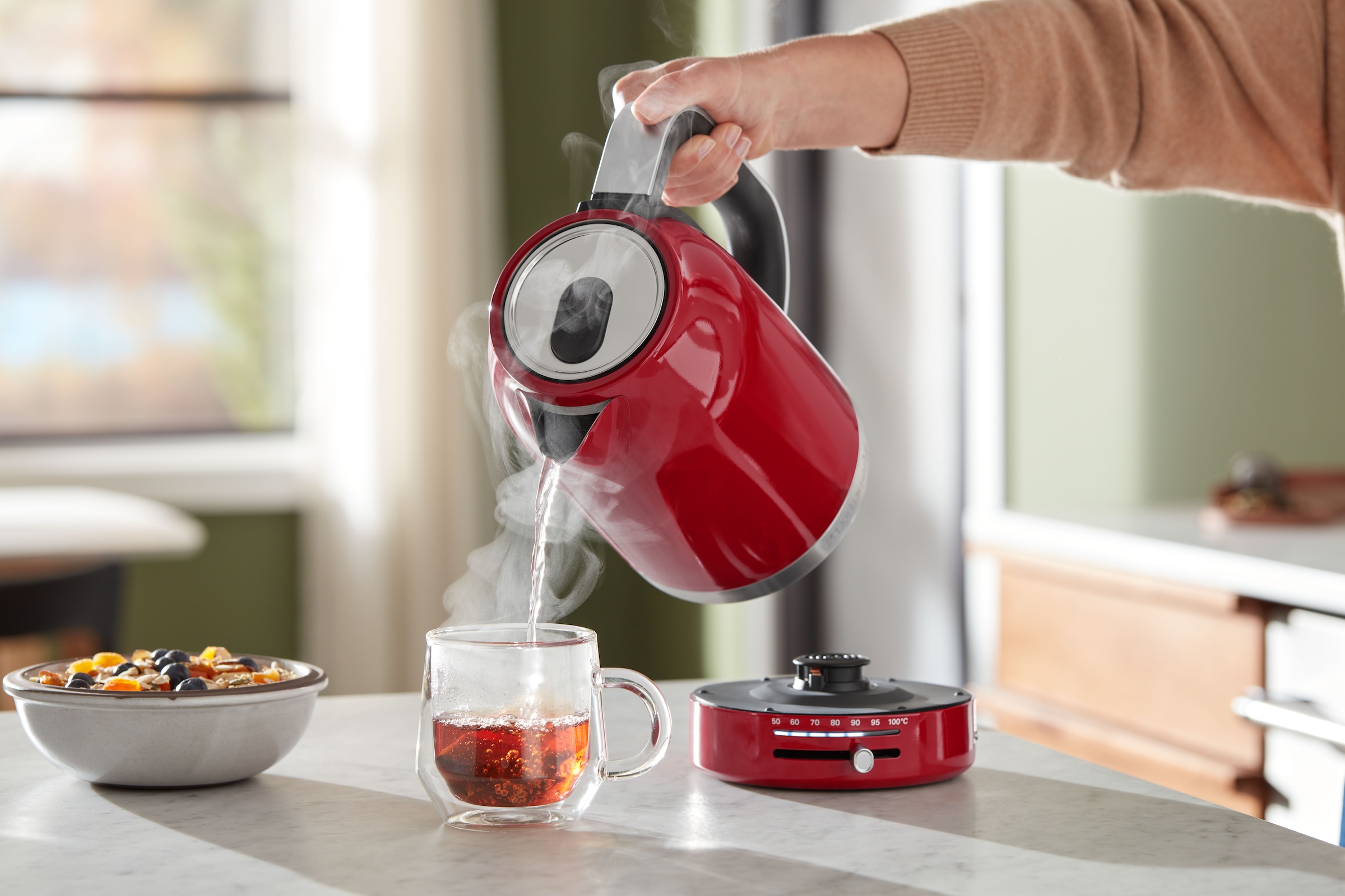 KitchenAid Wasserkocher »5KEK1701EER empire red«, 1,7 l, 2400 W