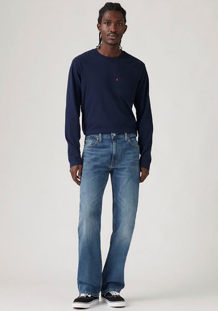 Levi's® Bootcut-Jeans »527 SLIM BOOT CUT« in cleaner Waschung