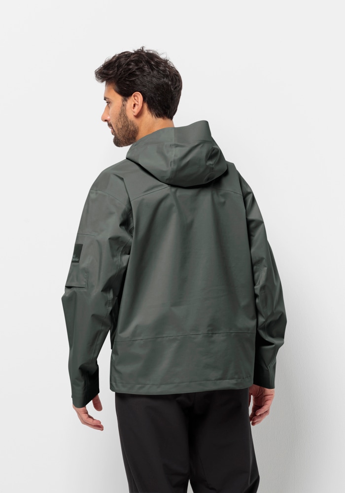 Jack Wolfskin Regenjacke »WANDERMOOD 3L JKT M«, mit Kapuze