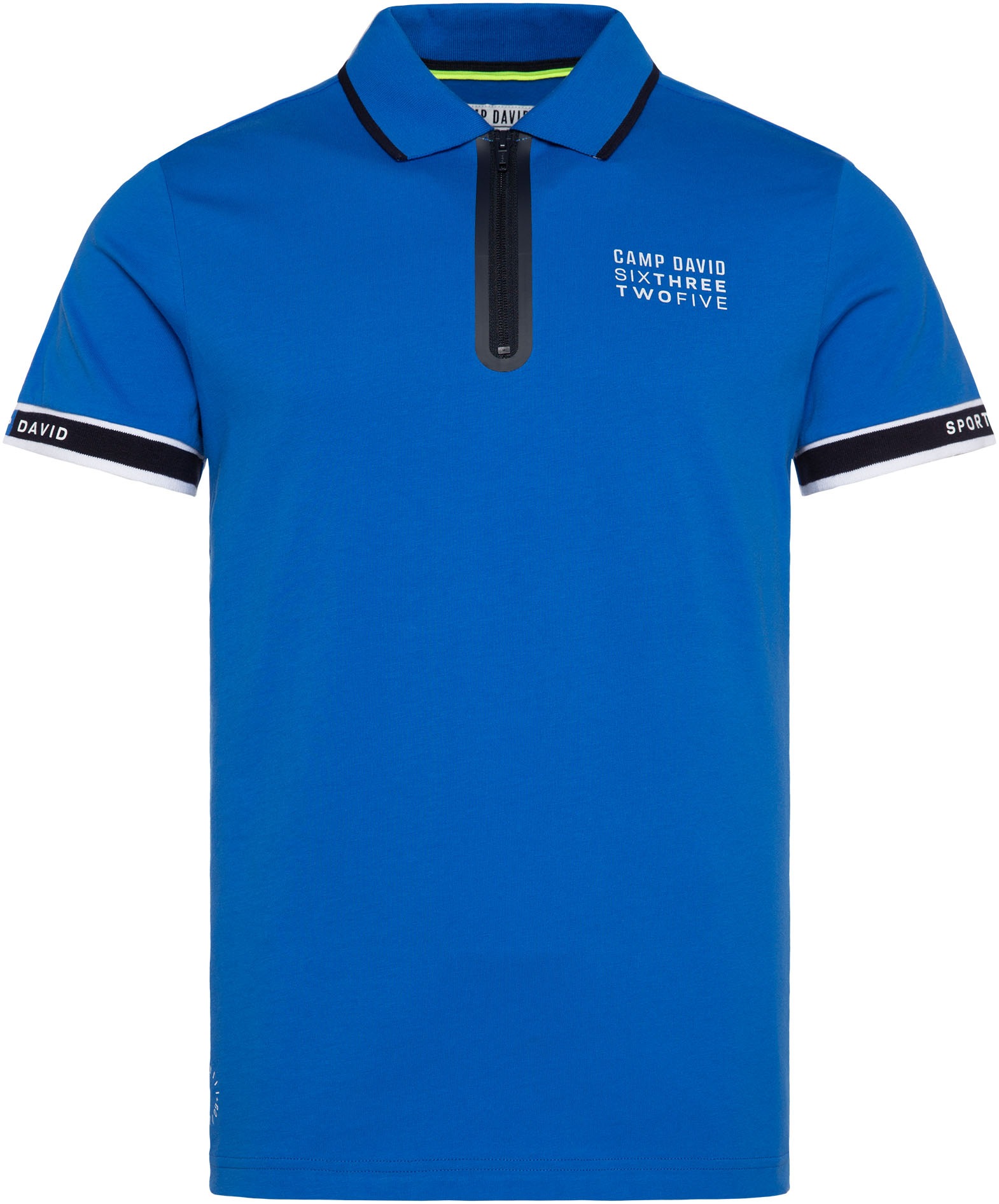 CAMP DAVID Poloshirt, mit kontrastreichen Details