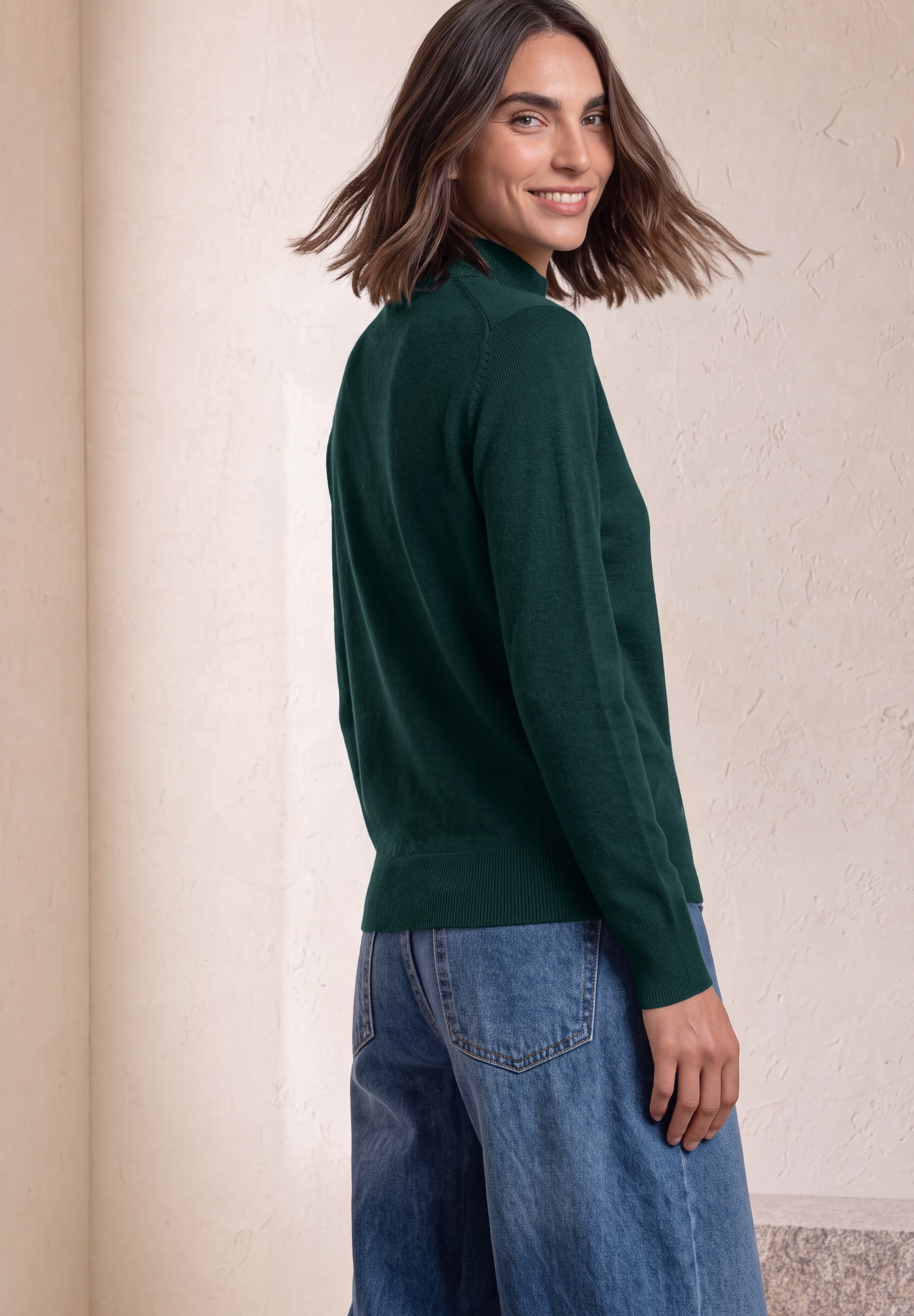 STREET ONE Strickpullover mit Turtle Neck