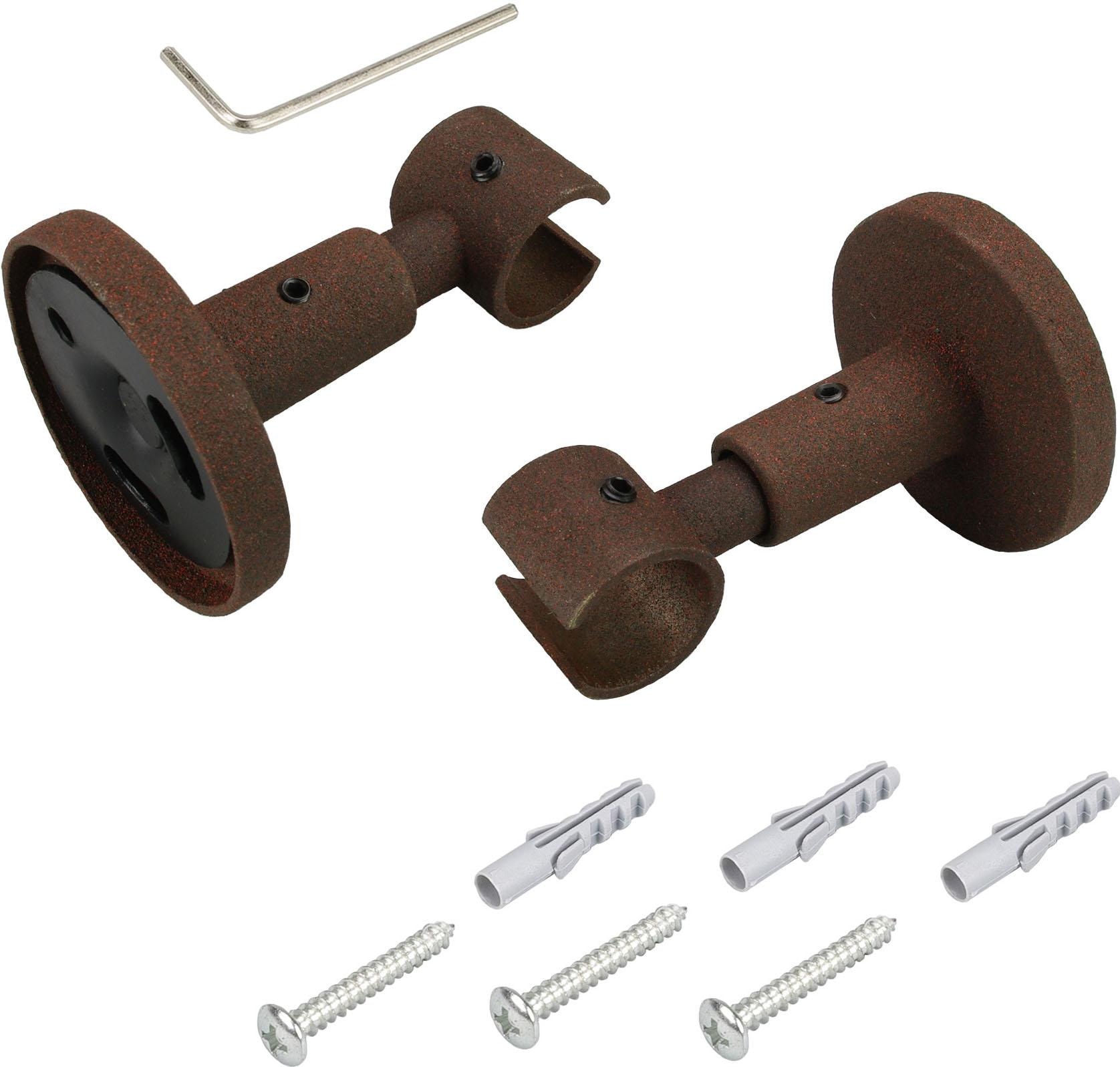 Liedeco Deckenträger für Gardinenstangen für Gardinenstangen Ø 16 mm