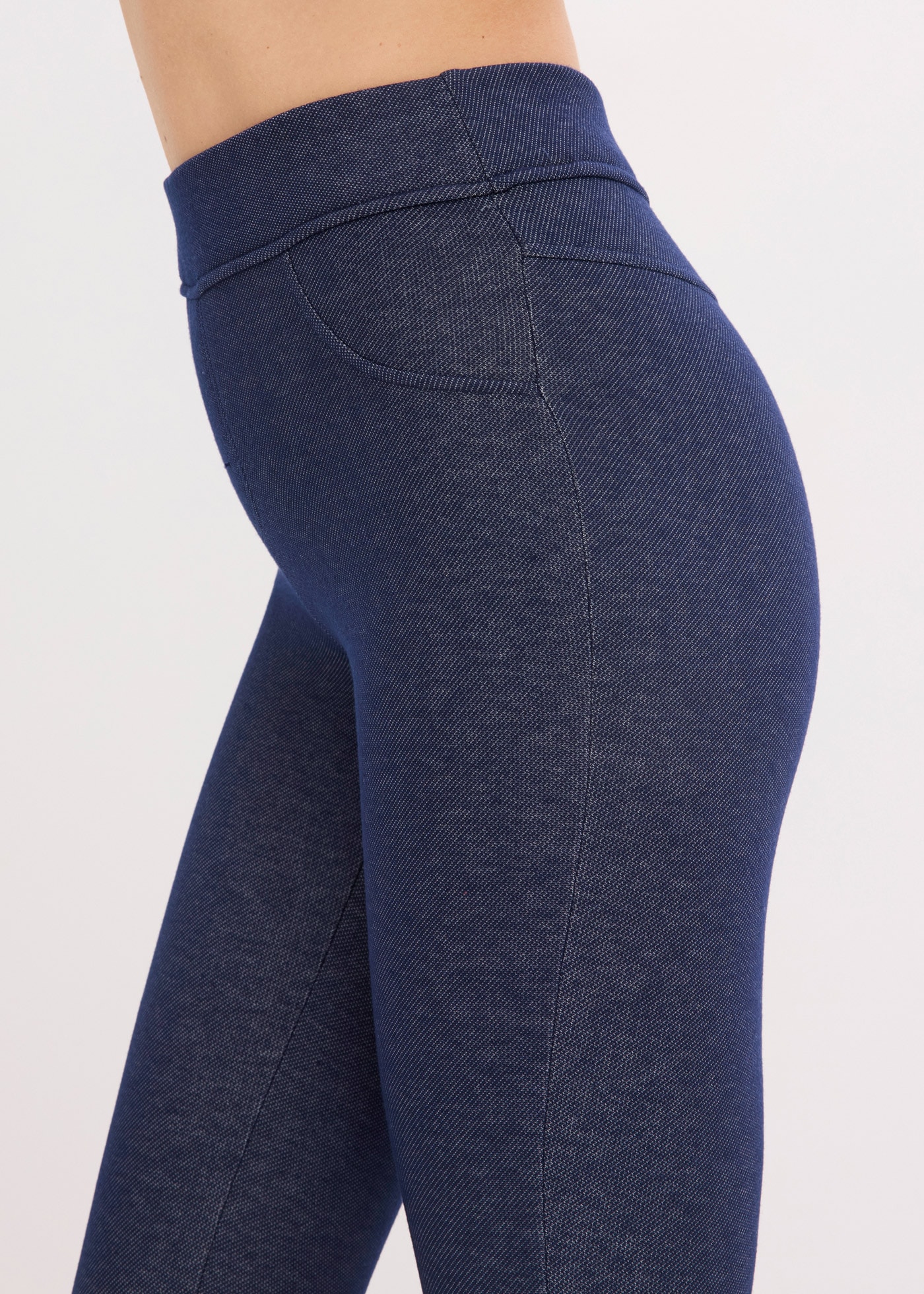 bonprix Thermoleggings »Thermo Leggings in Jeansoptik«  aus Polyester, wärmend, mit Elasthan-Anteil, in Jeansoptik