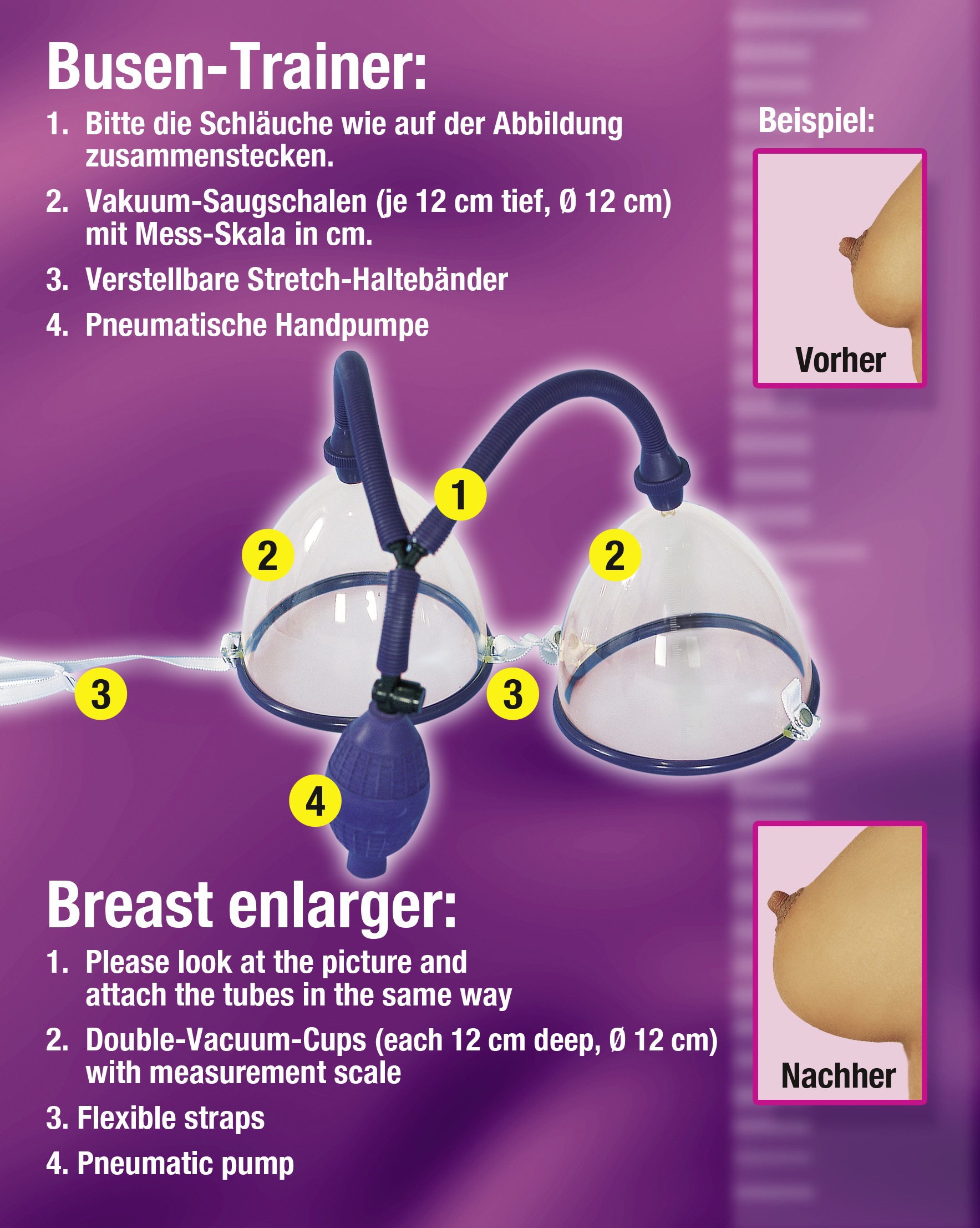 You2Toys Penispumpe »Brustsauger Easy Grow«