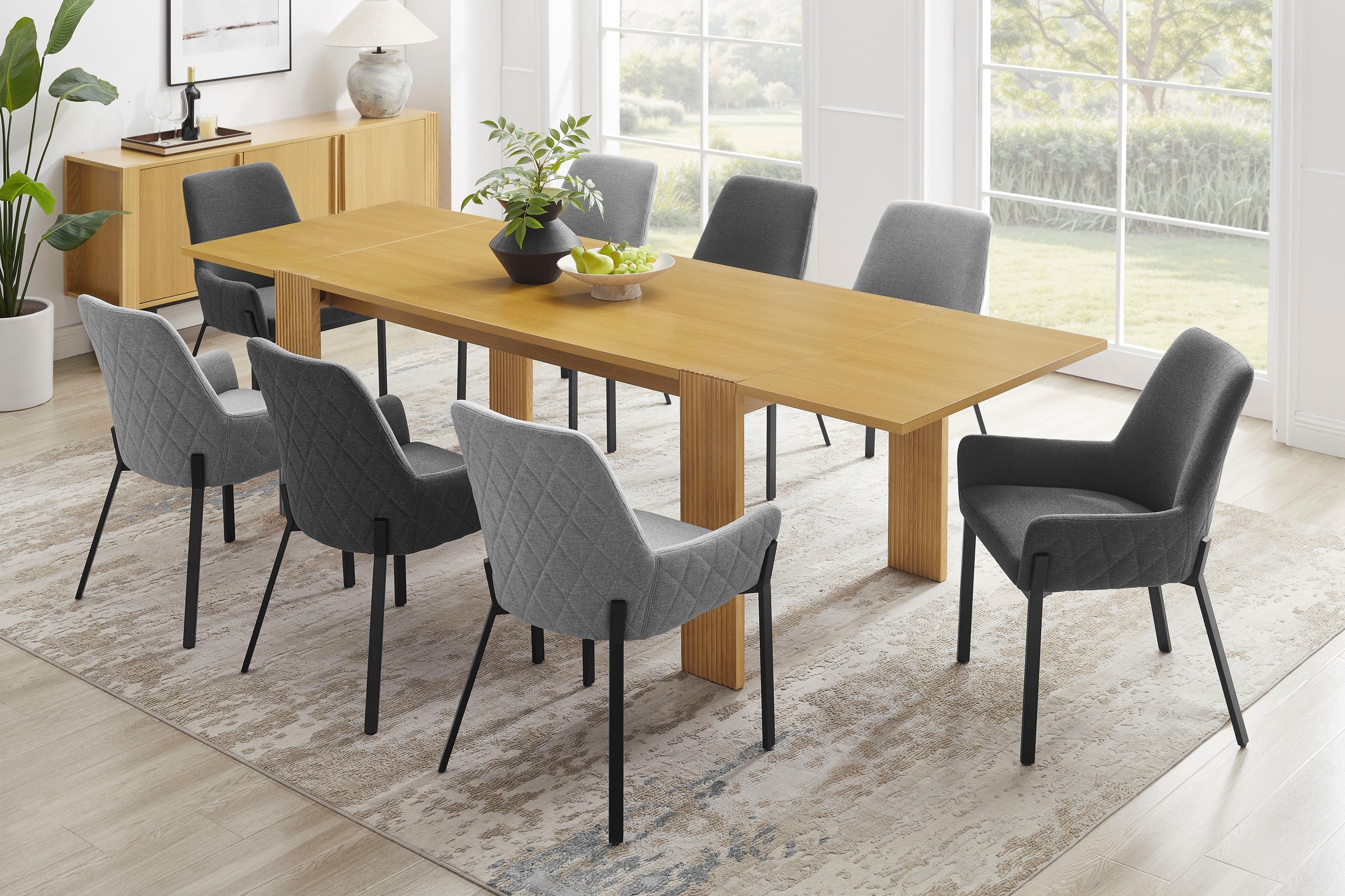 OTTO home Stuhl »Lome« () 1 Stk.mit pflegeleichtem Webstoff Bezug, Metallgestell, Sitzhöhe 49 cm
