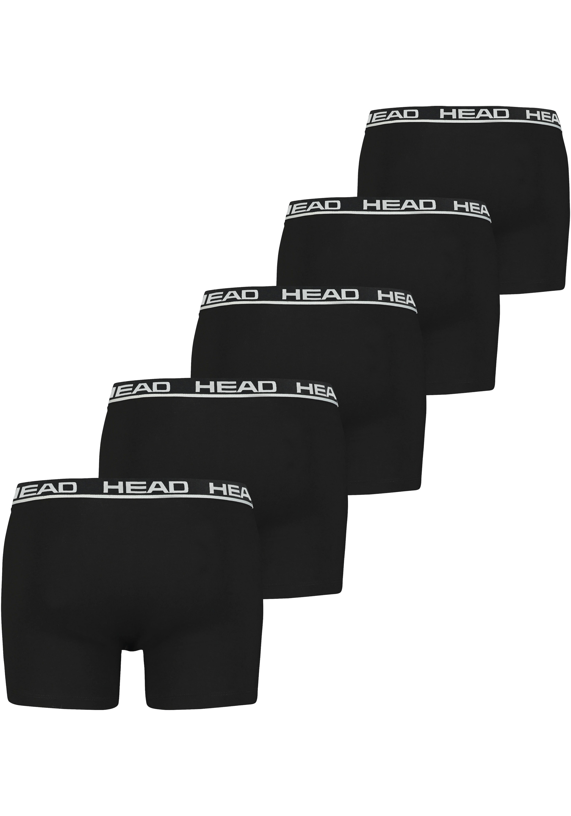 Head Boxershorts »HEAD BASIC BOXER 5P ECOM«, (5er Pack), mit elastischem Logobund