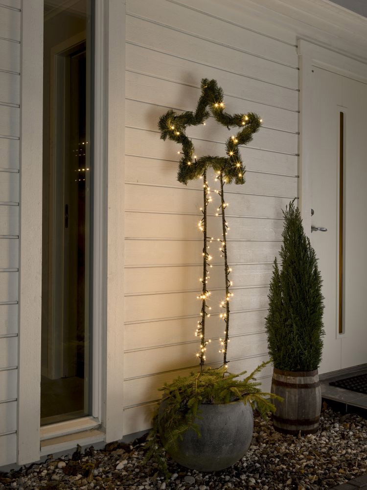 KONSTSMIDE LED-Lichterkette »Weihnachtsdeko aussen«, gefrostet, 200 warm weiße Dioden