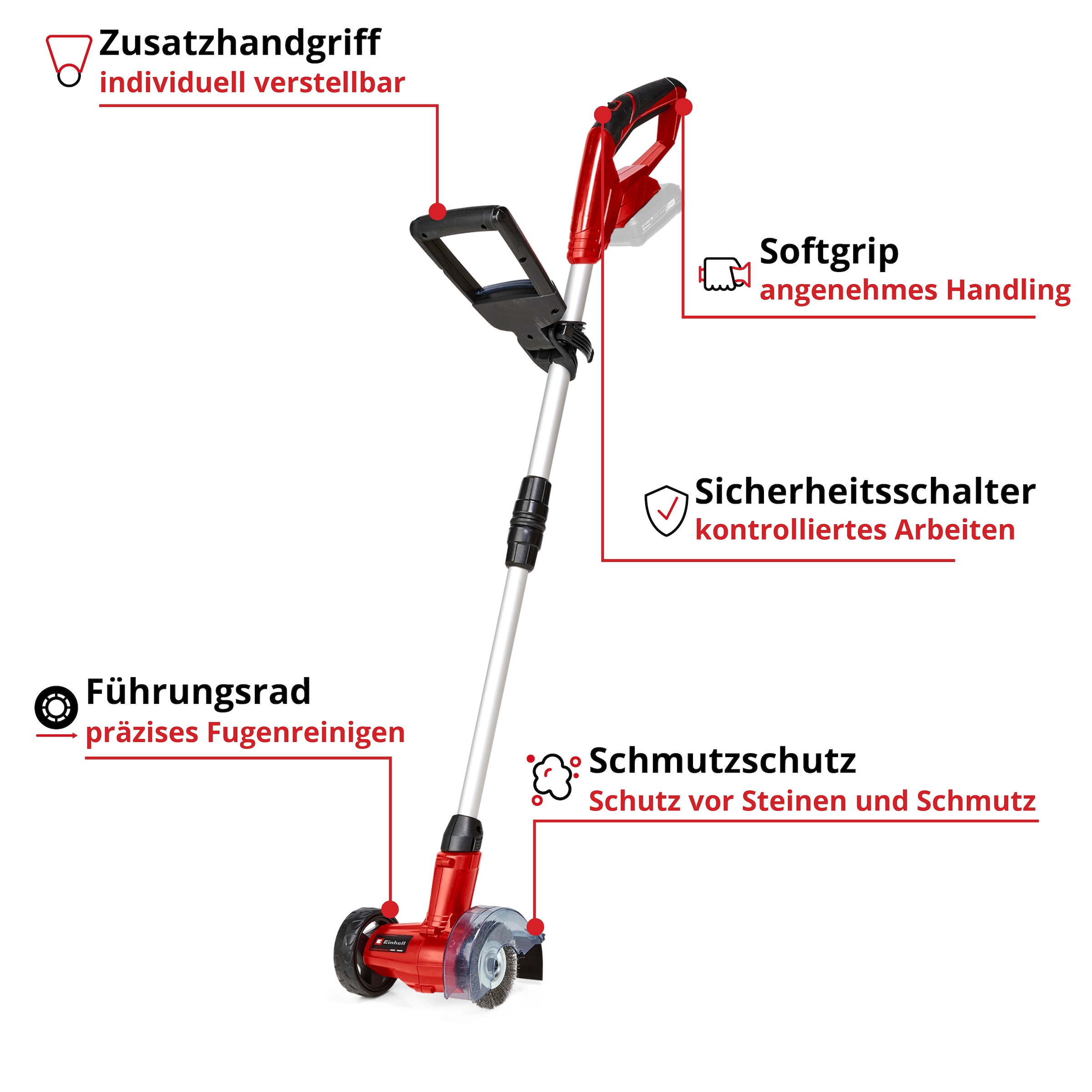 Einhell Akku-Fugenbürste »Einhell Akku-Fugenreiniger GC-CC 18 Li Solo«