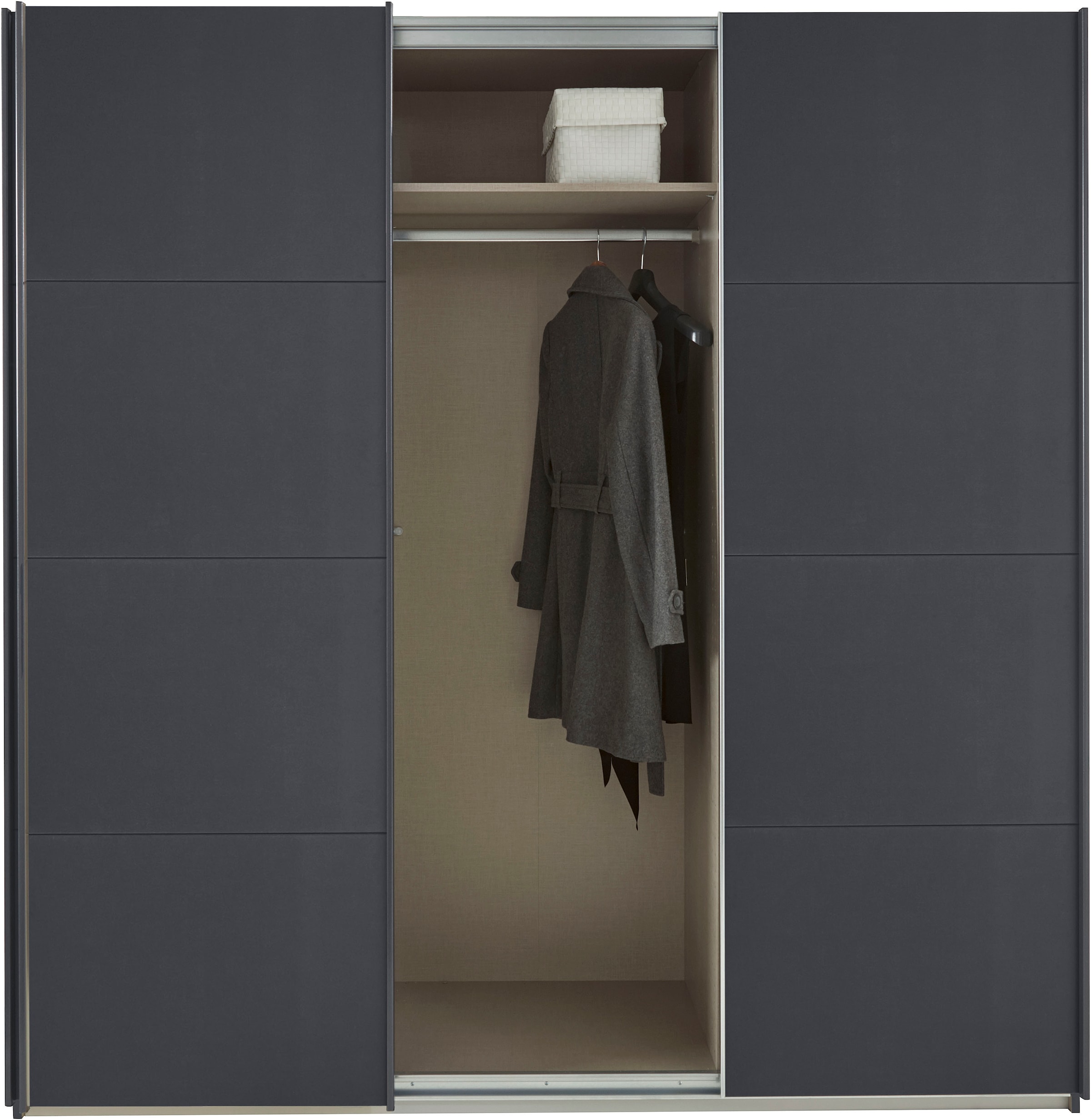 rauch Schwebetürenschrank »Kleiderschrank Schrank Garderobe TOPSELLER OTELI inkl. Inneneinteilung«, mit 3 Innenschubladen sowie zusätzlichen Einlegeböden MADE IN GERMANY