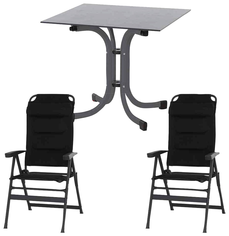 Siena Garden Garten-Essgruppe »Premium«, (3 tlg.)
