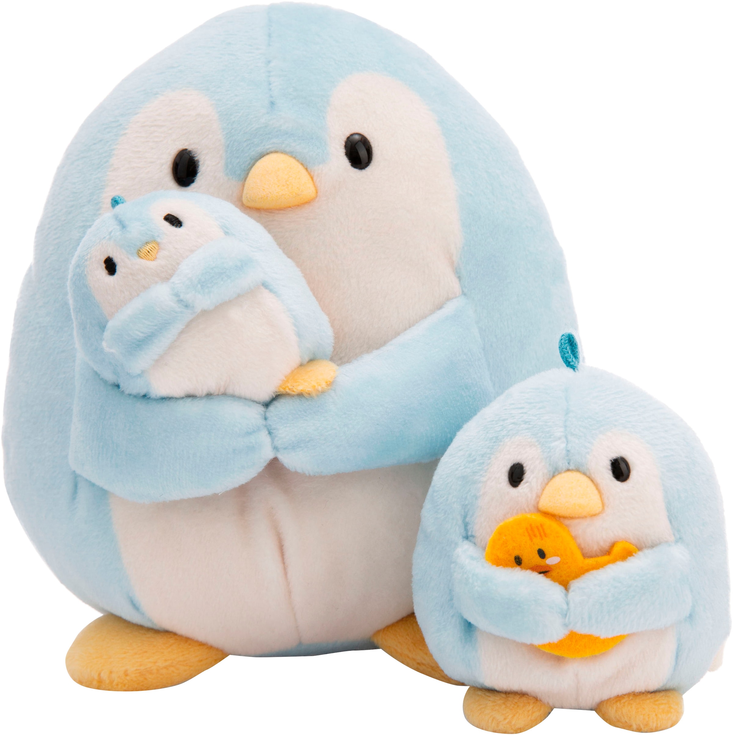 Nici Kuscheltier »mymochi, Pinguin Waddle, 8 cm«, mit Ente und Katzenkostüm, in Geschenkbox