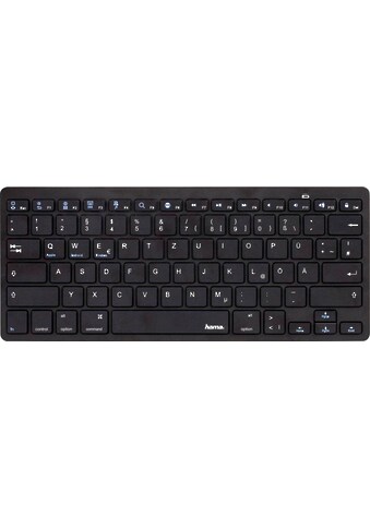 Hama Tastatur »Bluetooth-Tastatur "KEY4ALL X510", Schwarz« kaufen