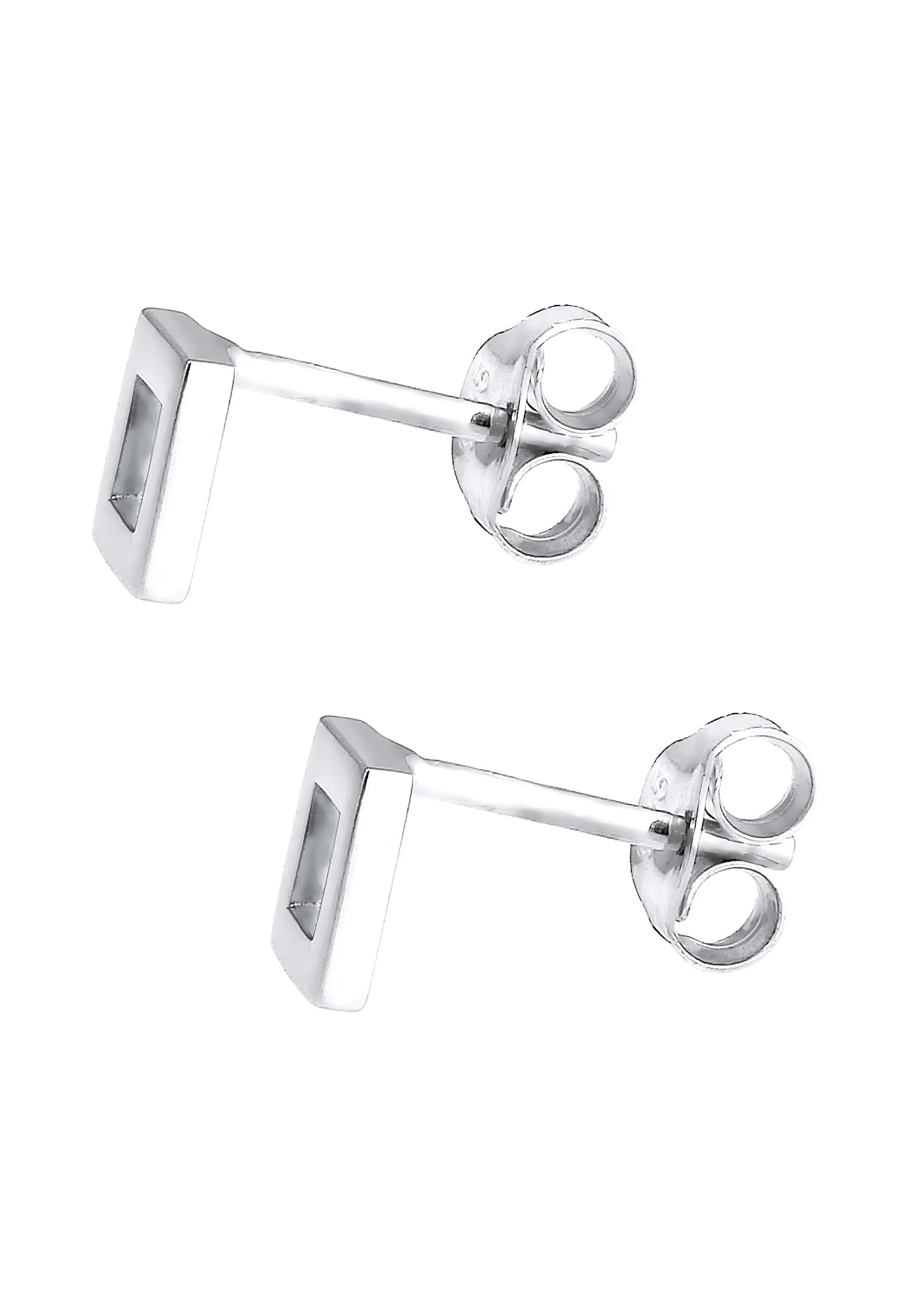 Elli Paar Ohrstecker »Ohrringe Ohrstecker Quadrat 925 Sterling Silber«