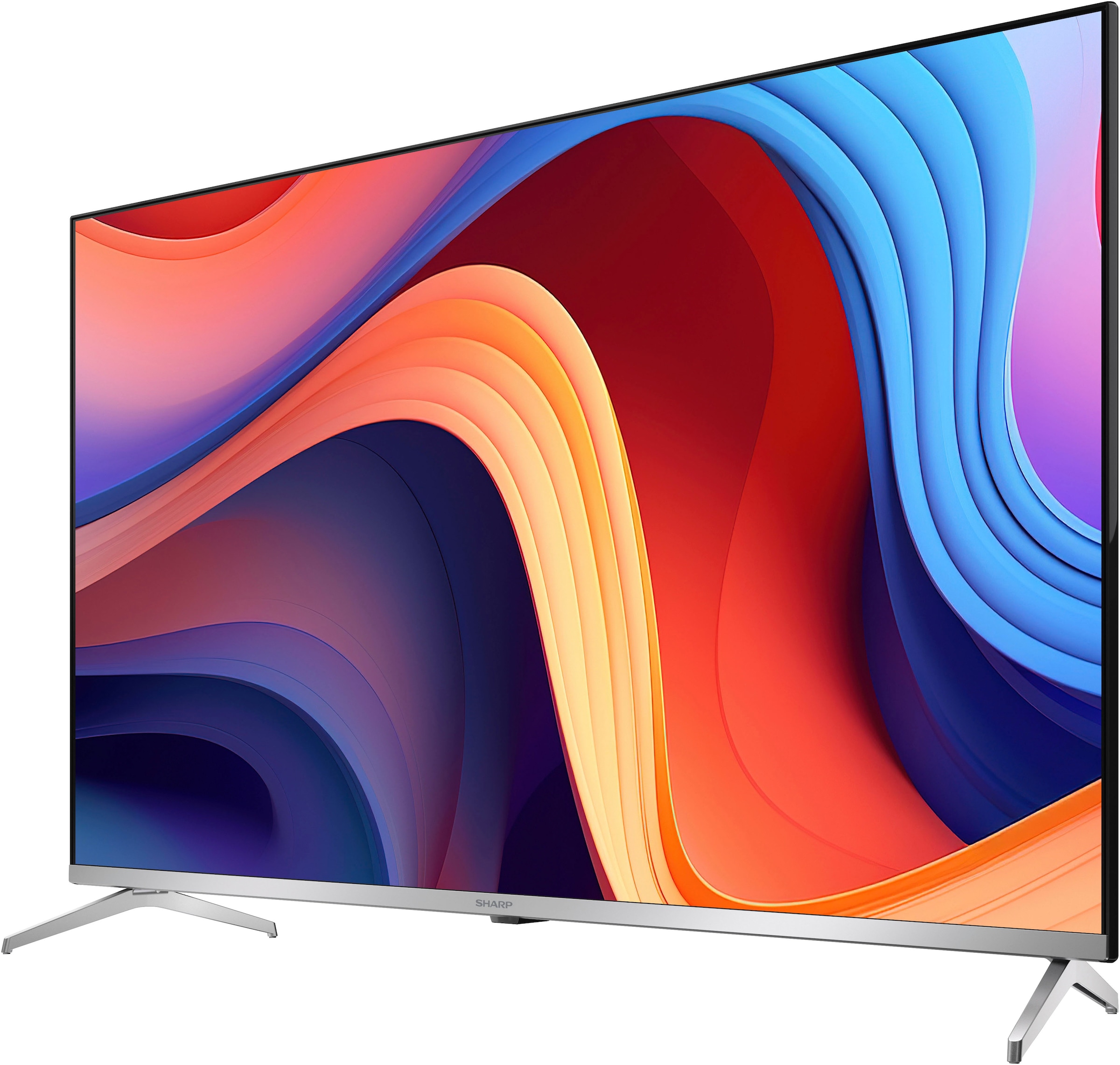 Sharp QLED-Fernseher »4T-C43GPx«, 4K Ultra HD, Google TV-Smart-TV, Quantum Dot, QLED, Dolby Atmos, Dolby Vision, HDMI 2.1 mit eARC