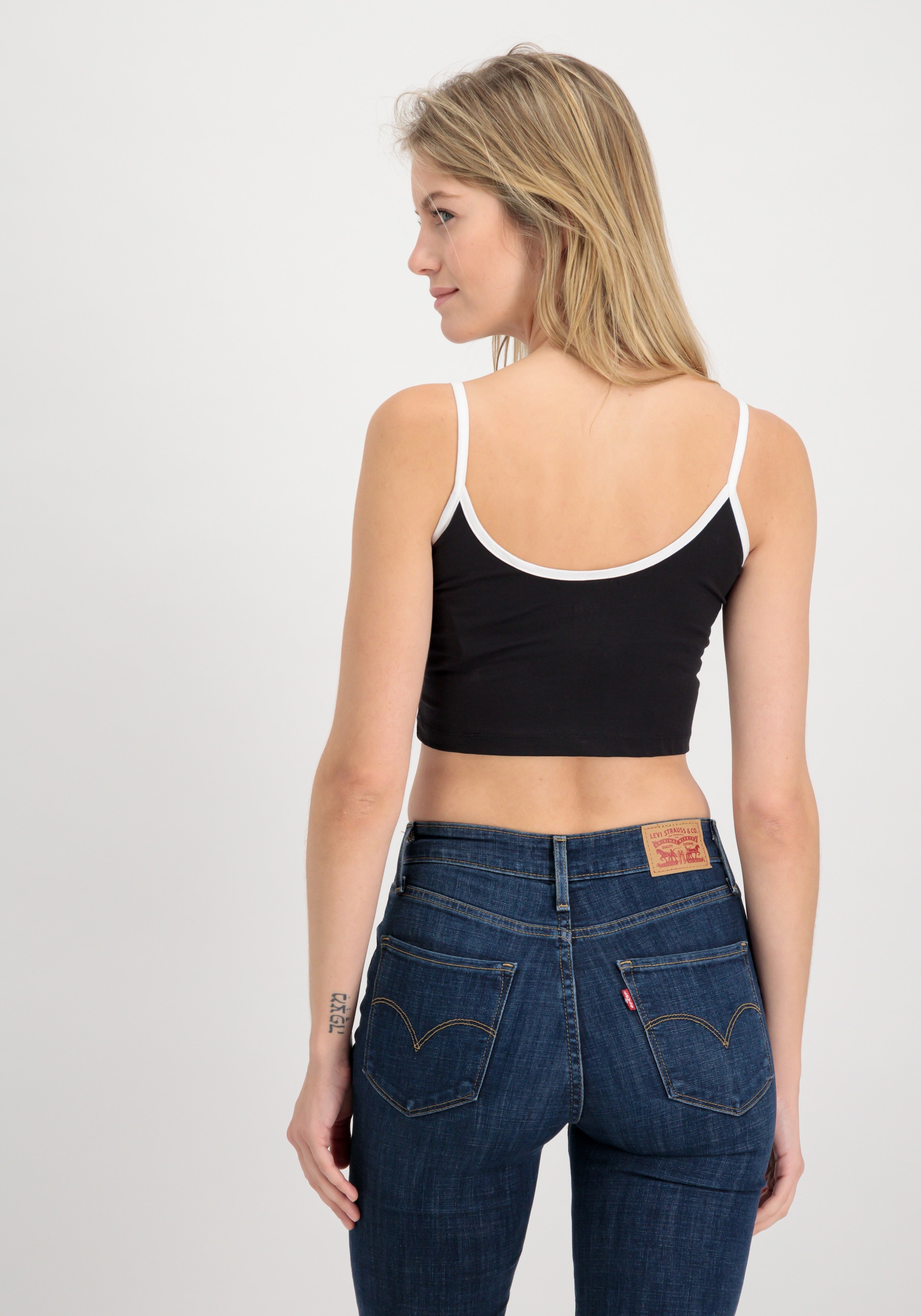 Alpha Industries Muskelshirt »ALPHA INDUSTRIES Women - Tanks Basic ML Cropped Tank Top Wmn«