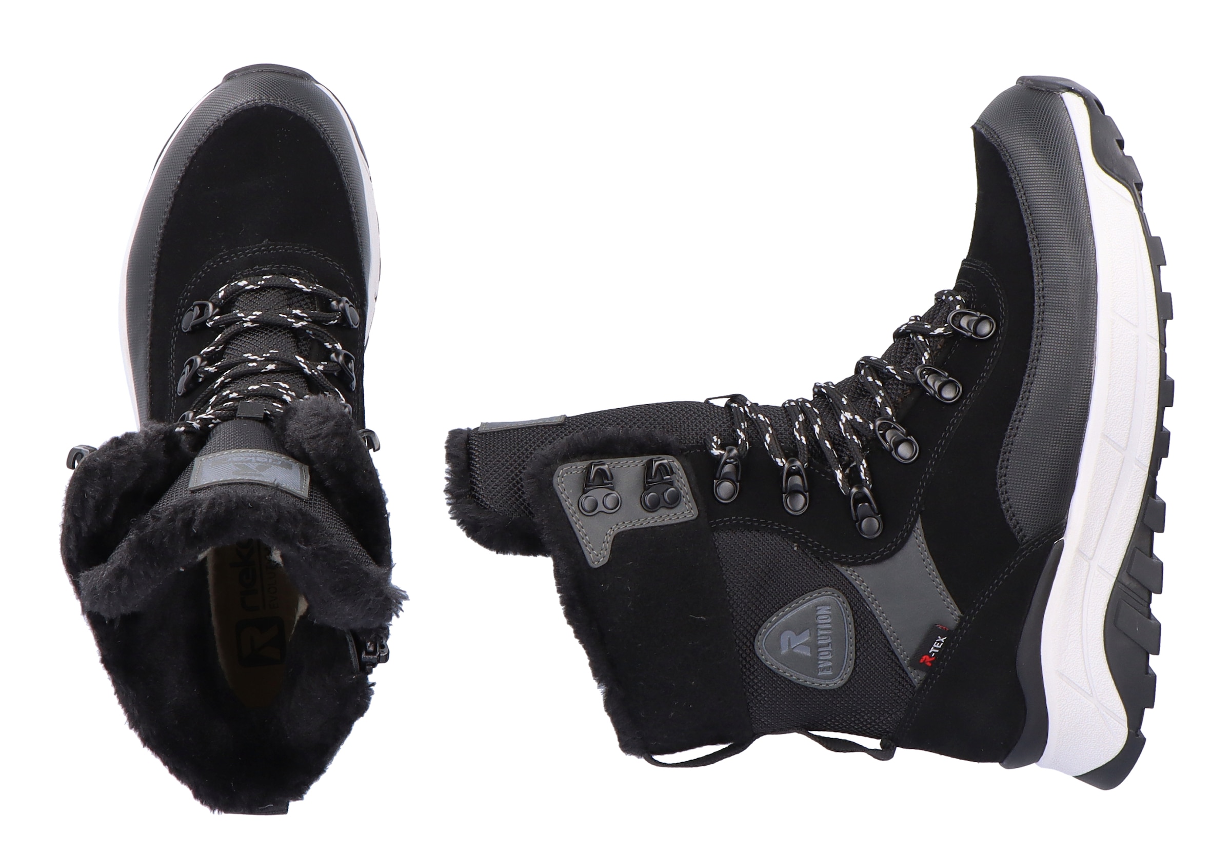 Rieker EVOLUTION Winterboots, Schneeboots, Outdoorstiefelette, TEX Ausstattung, Fiber Grip Sohle