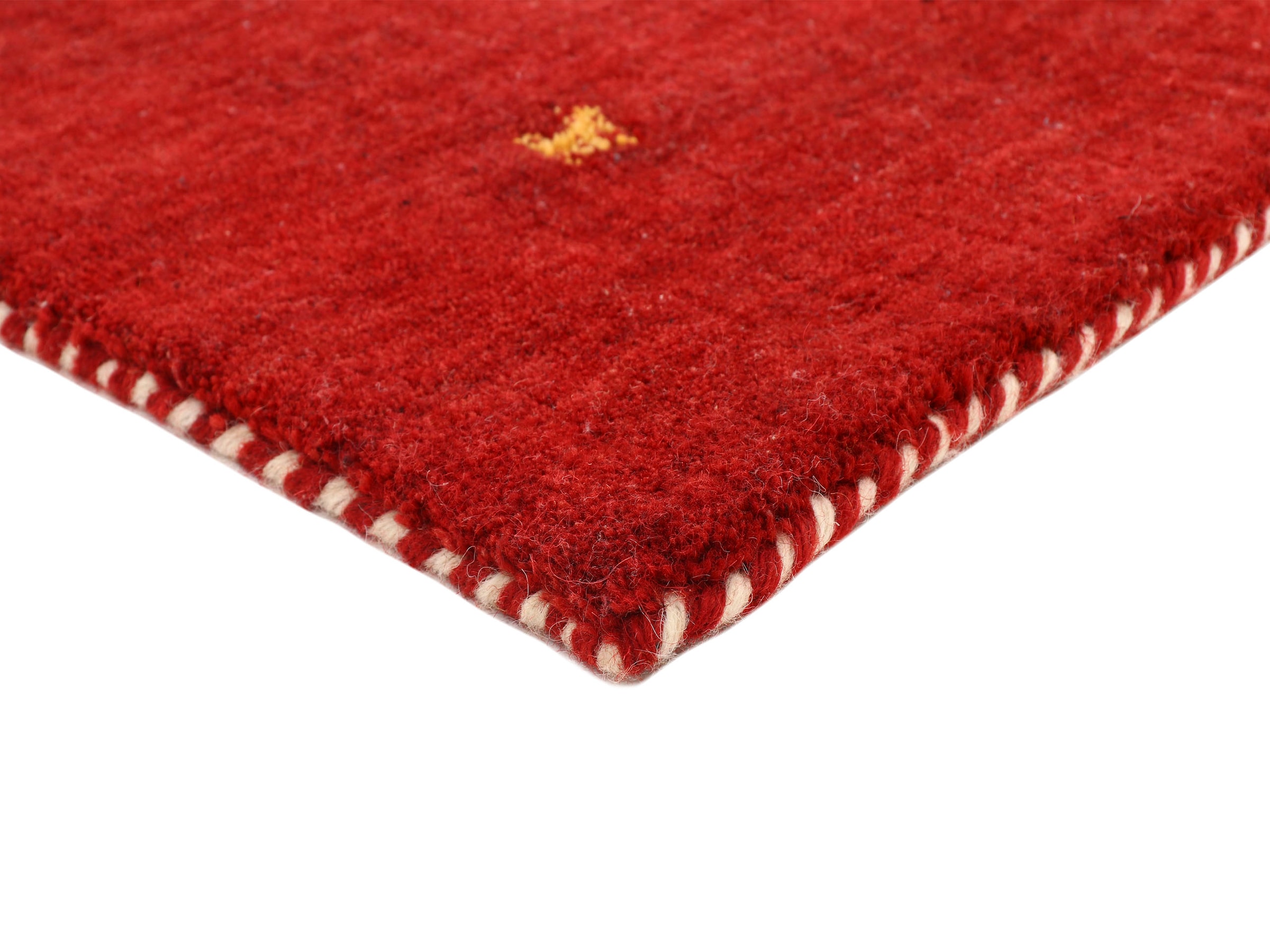 carpetfine Wollteppich »Gabbeh Uni, auch als Läufer und Rund erhältlich«, rechteckig, 15 mm Höhe, reine Wolle, handgewebt, Gabbeh Loom Tiermotiv, große Farbauswahl