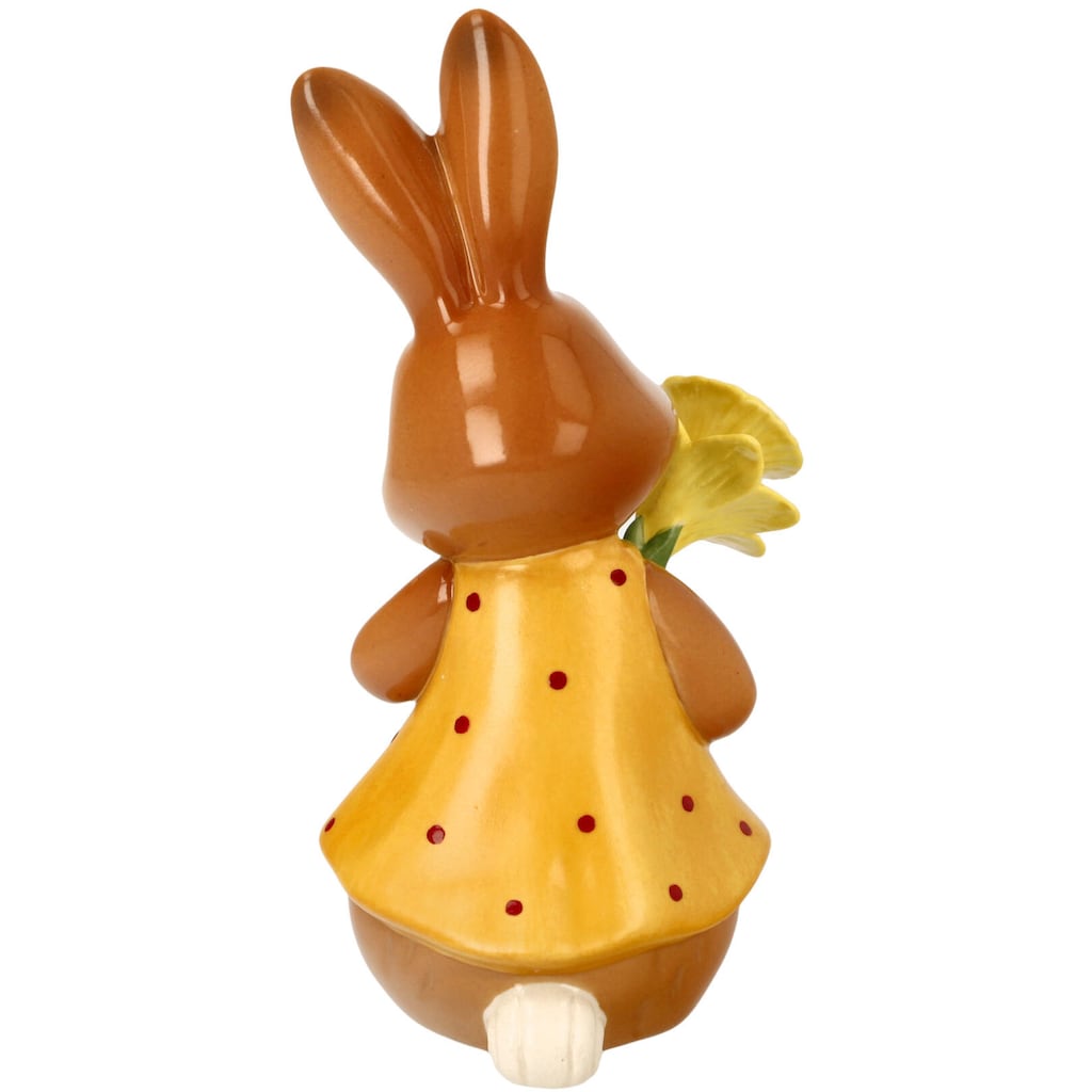 Goebel Osterhase »Hab an Dich gedacht!«, Sammelfigur, Hasenmädchen mit Osterglocke