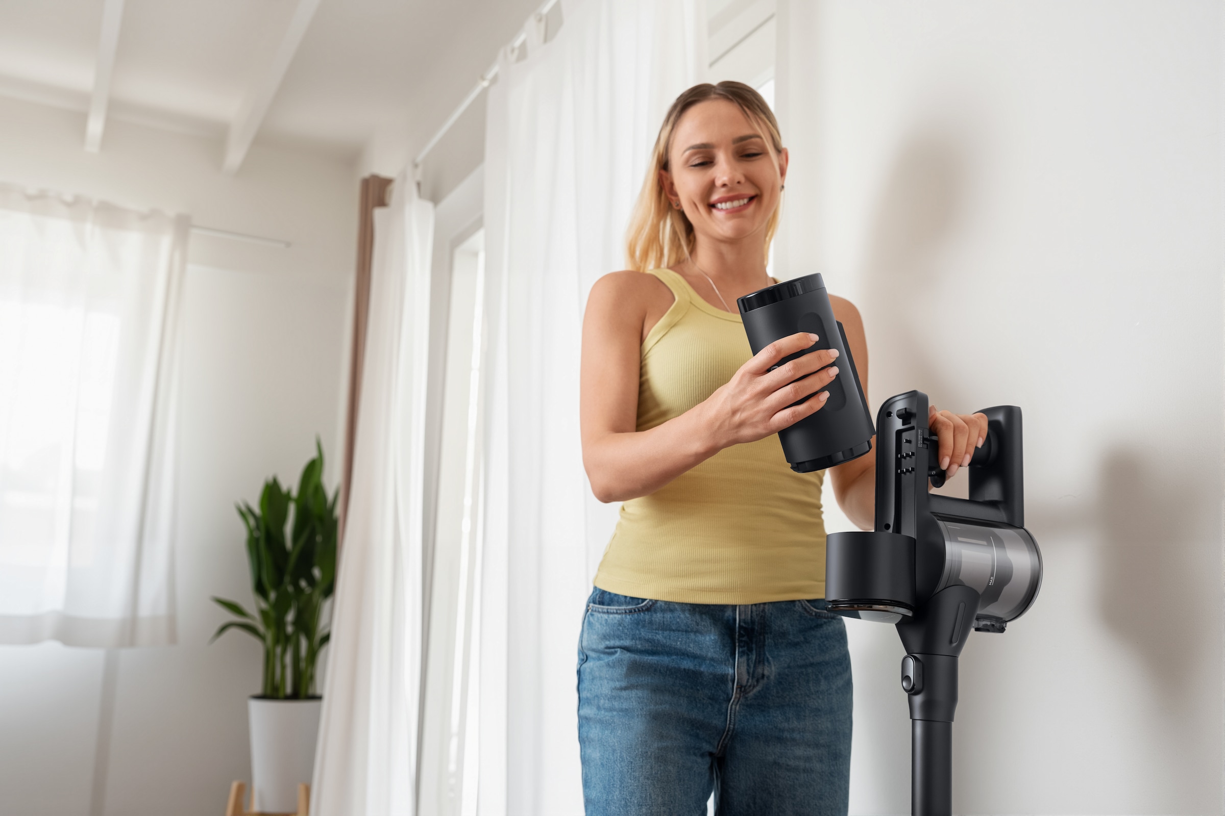 Tineco Nass-Trocken-Sauger »FLOOR ONE Switch S7 Stretch Premium, mit 85°Grad Heißluft-Trocknung,« für Tierhaare & Allergiker, Teppich & Hartboden