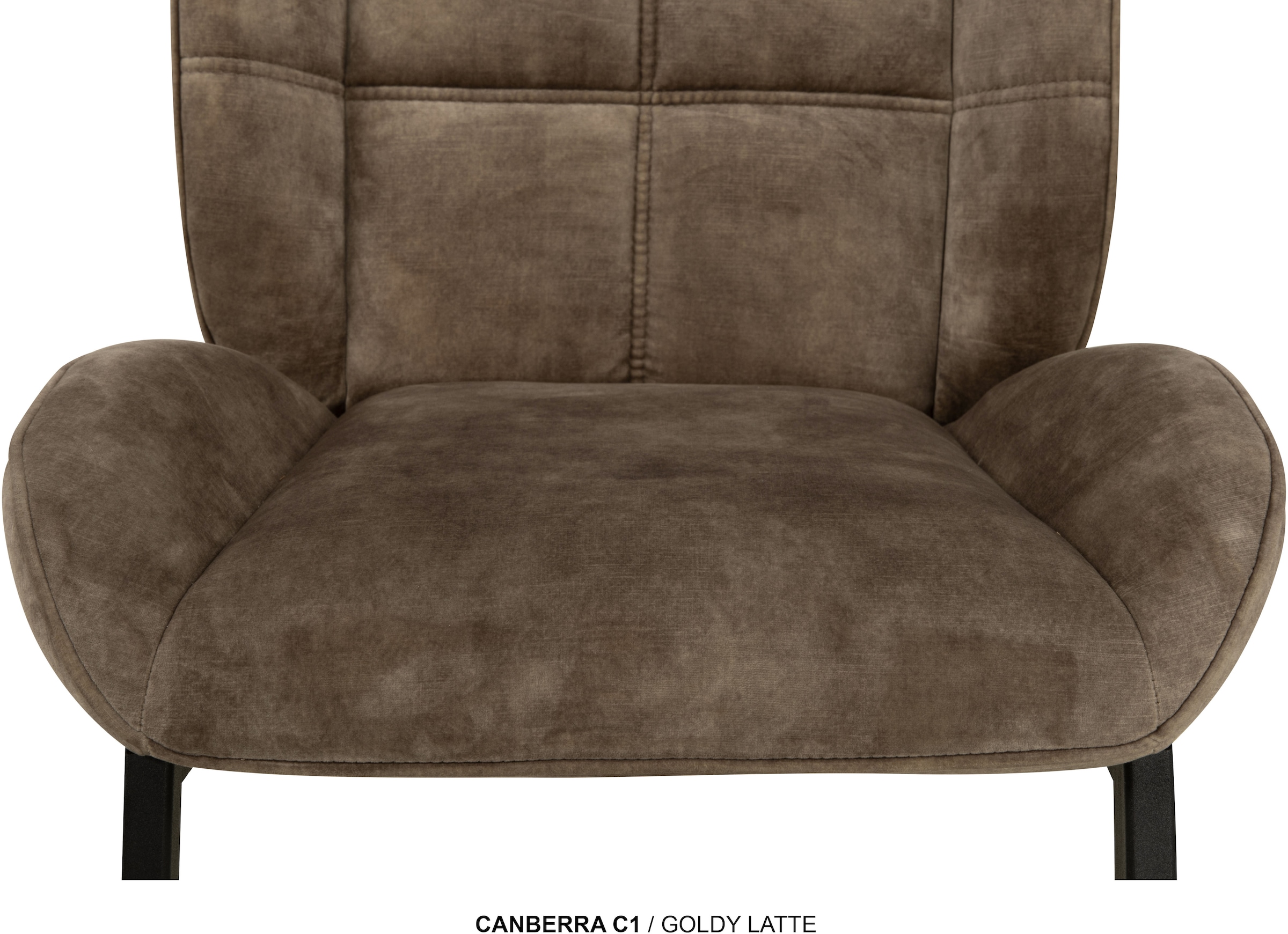 OMG Design Esszimmerstuhl »Canberra« (Set) 1 Stk.Esszimmerstuhl, pflegeleichter Samtvelour Bezug