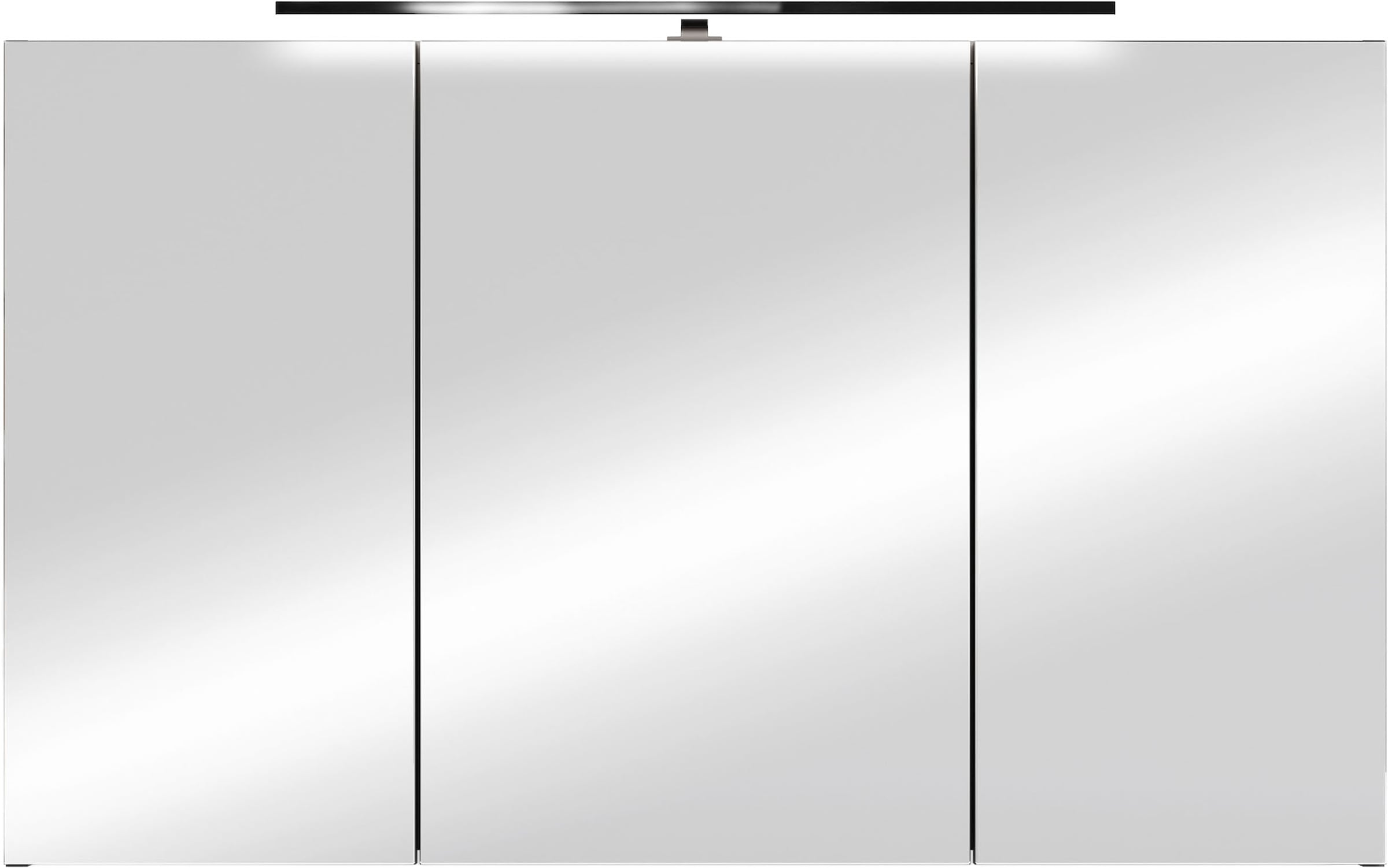 byLIVING Spiegelschrank »Serie Spree, in vielen Breiten erhältlich« Soft-Close, LED Beleuchtung mit Schalter- und Steckdosenbox