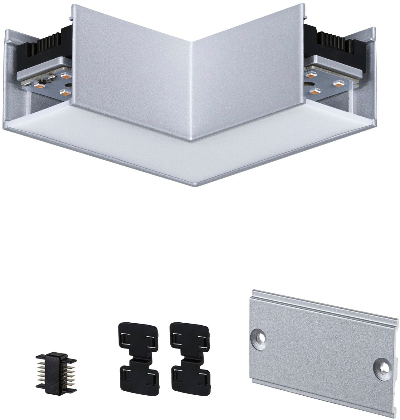 Paulmann Schienensystem-Leuchten »Linion Lichtkanal 90 ° 2000lm/m 3000K« LED-Modul 1 Stk. Warmweiß