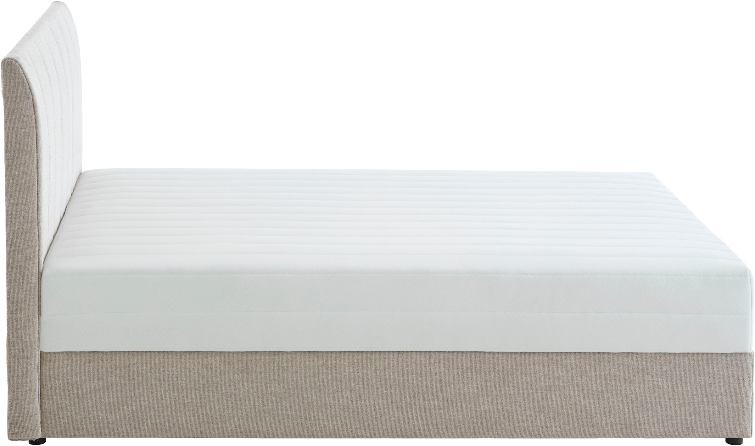 ATLANTIC home collection Boxbett »ALISIA« mit Taschenfederkern, Bettkasten und Kissenrolle im Originalbezug