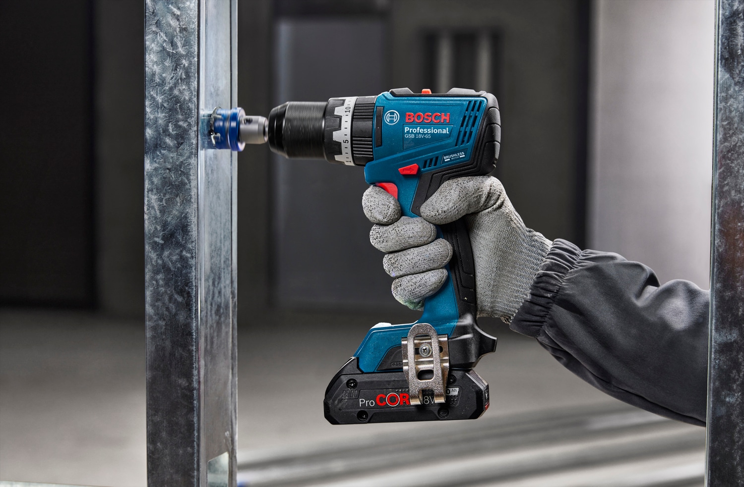 Bosch Professional Akku-Schlagbohrschrauber »»GSB 18V-65««, ohne Akku, ohne Ladegerät