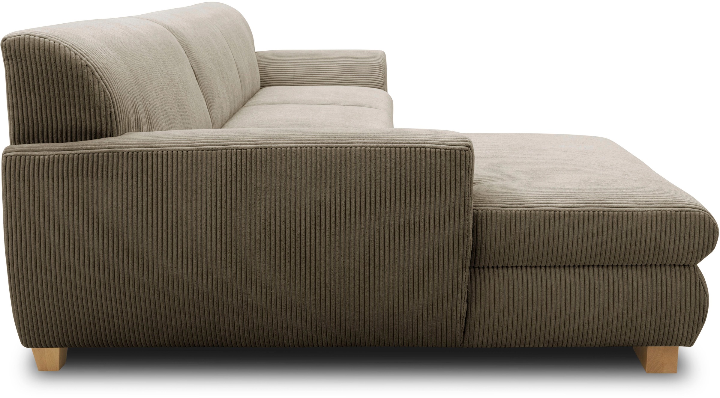 Home affaire Ecksofa »Nika L-Form«, wahlweise mit Bettfunktion, auch in Cord