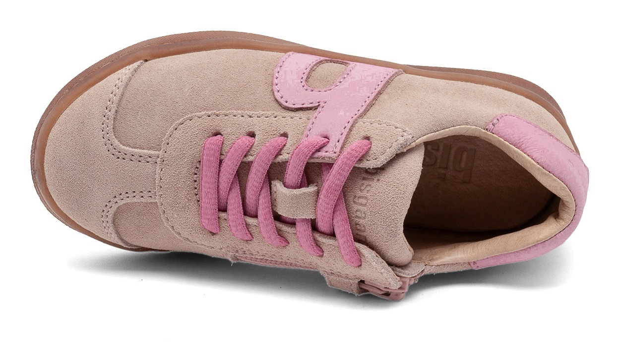 Bisgaard Sneaker »bay l Weite: normal«, Retro, Schnürer mit Lederfutter, Größenschablone zum Download