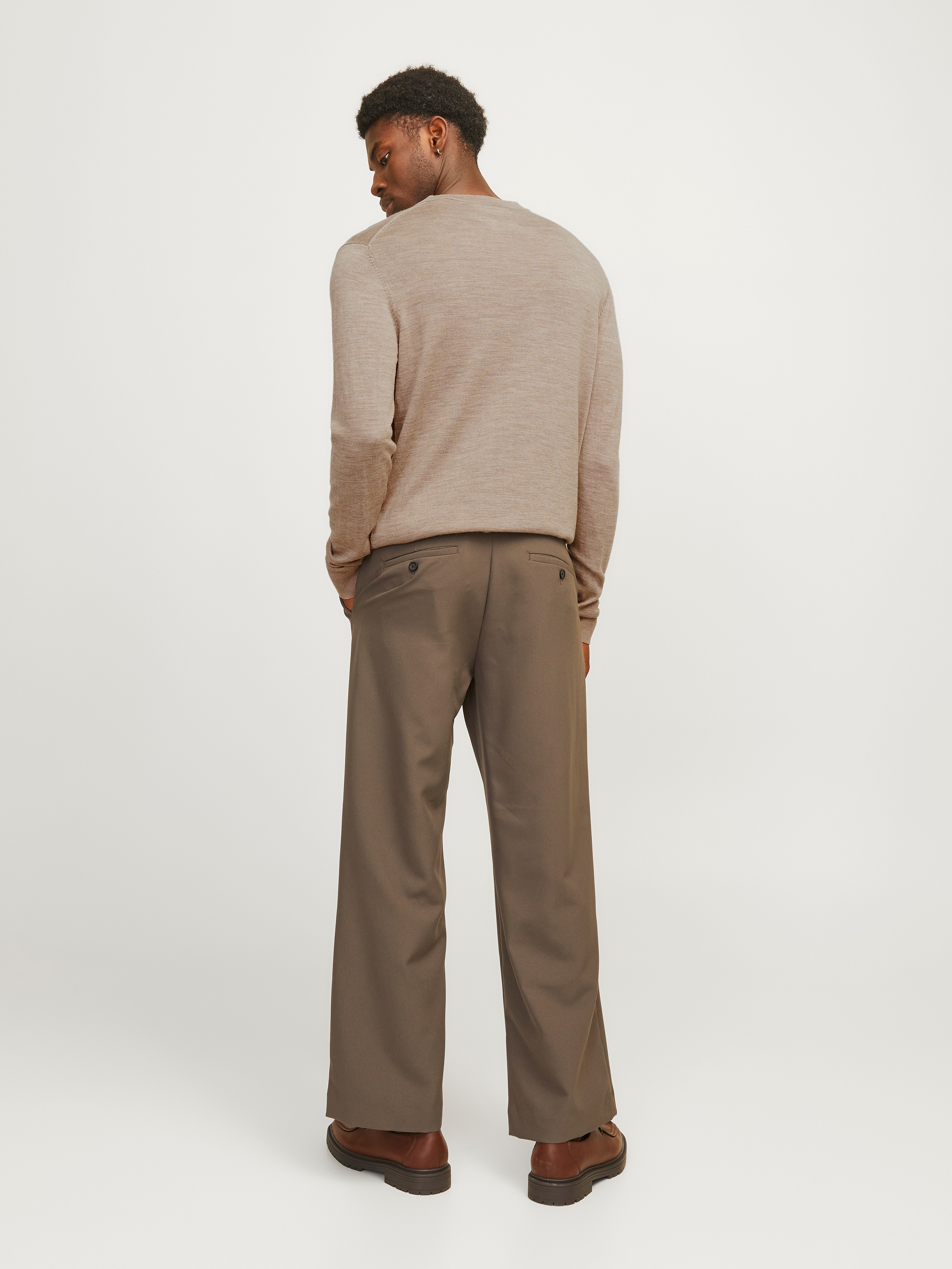 Jack & Jones Rundhalspullover »JPRBLAMARK MERINO KNIT CREW NECK LN«