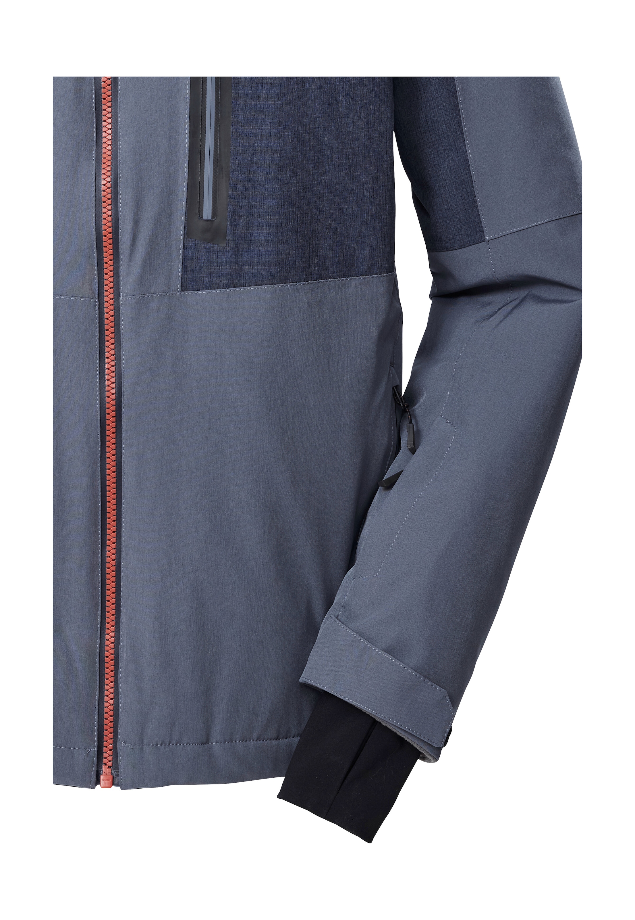 Killtec Skijacke »KSW 47 MN SKI JCKT«, Herren Skijacke: wasserdicht, atmungsaktiv, abnehmbare Kapuze