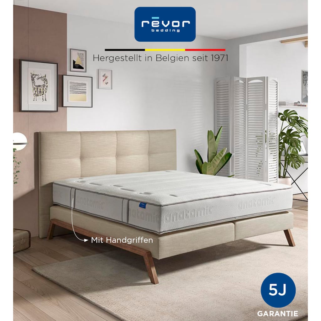 Revor Bedding Taschenfederkernmatratze »Aero Anatomic 3000 Gelpulse«, 26 cm hoch, Raumgewicht: 65 kg/m³, 3000 Federn, (1 St.)