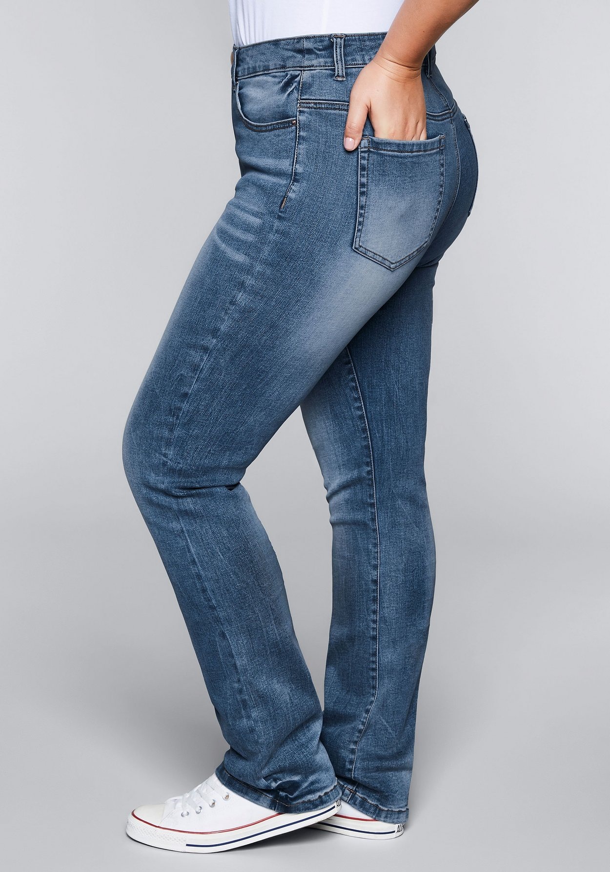 Sheego Gerade Jeans »Jeans mit Bodyforming-Effekt«