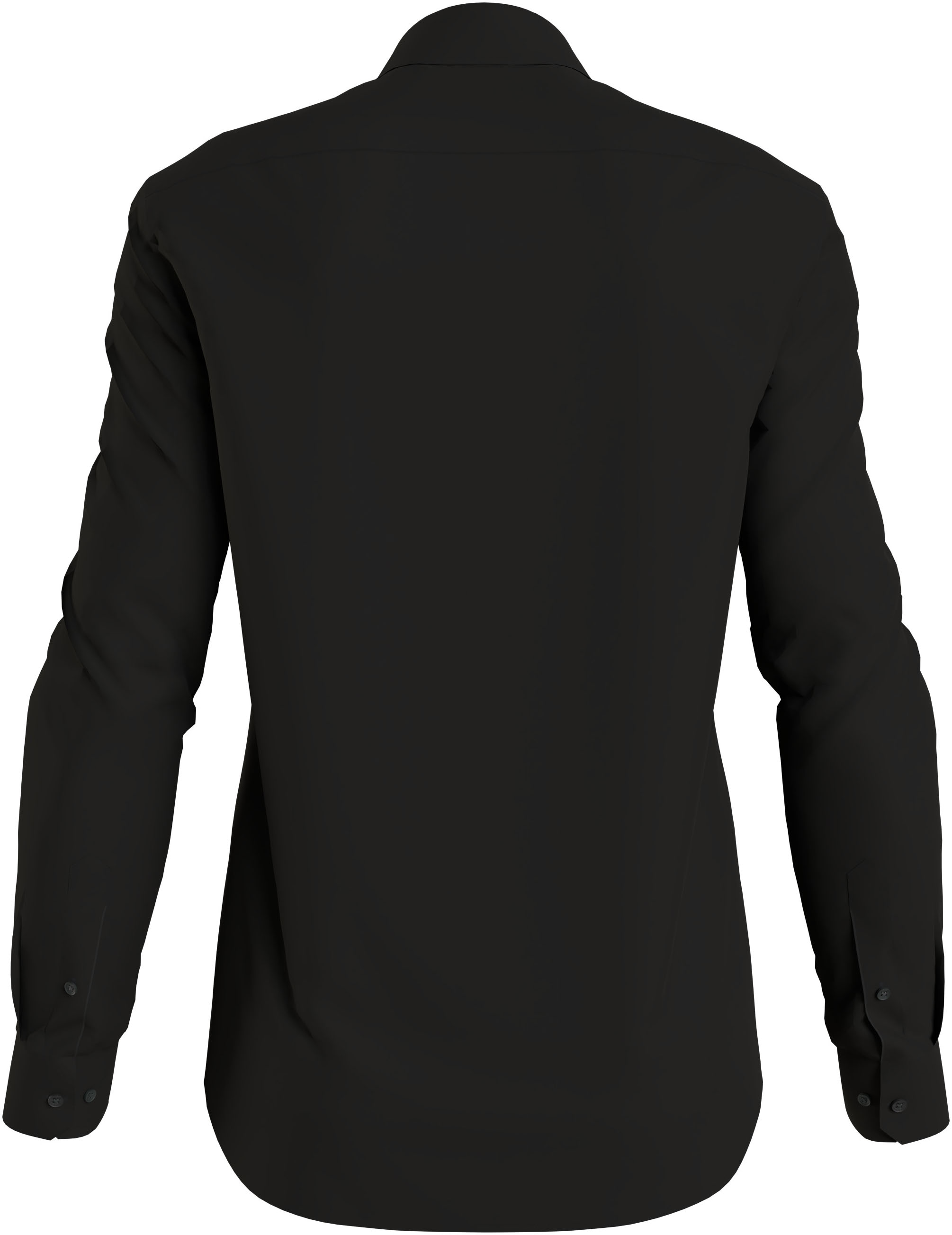 Calvin Klein Big&Tall Langarmhemd »BT_STRETCH POPLIN SLIM SHIRT«, in großen Größen mit durchgehender Knopfleiste