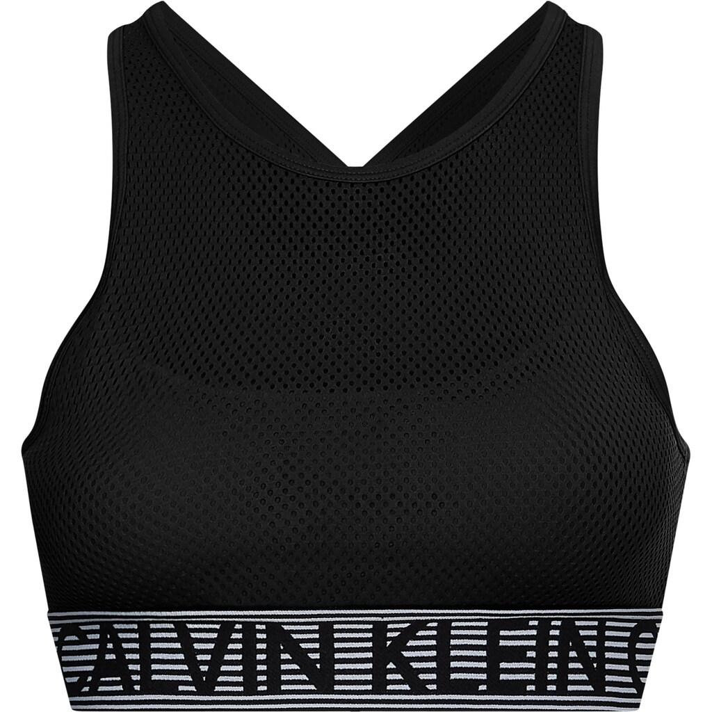 Calvin Klein Performance Sport-Bustier »WO - Medium Support Sports Bra«, aus allover perforiertem Gewebe