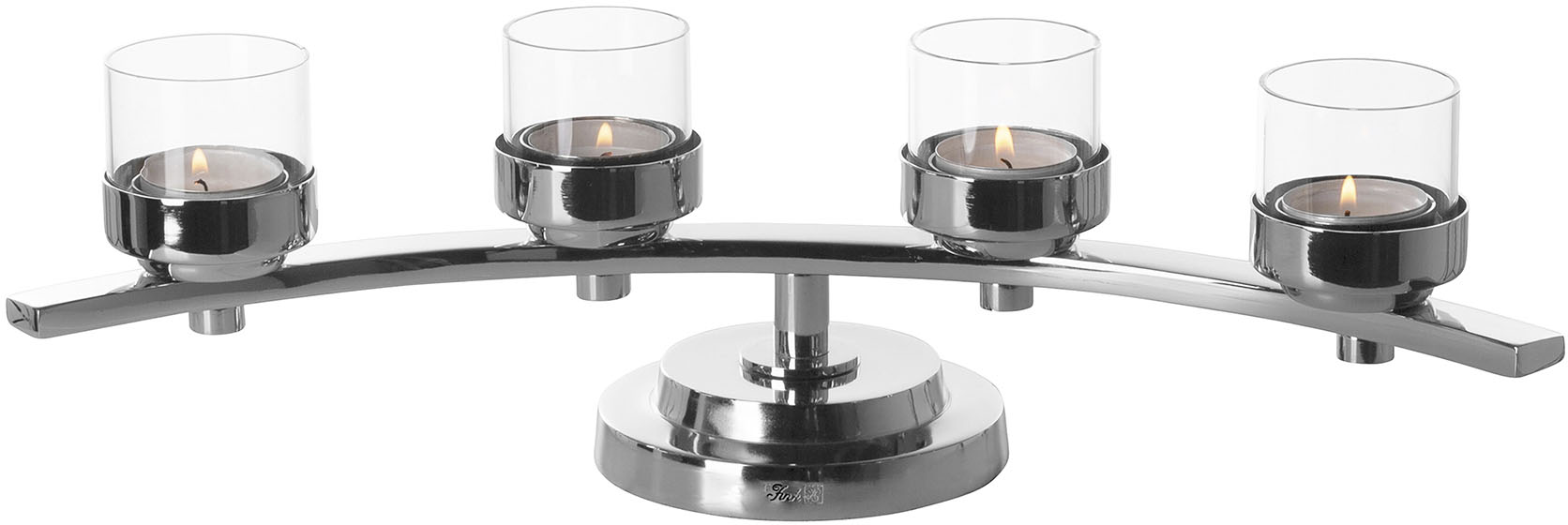 Fink Kerzenleuchter »PAREO, kaufen rotierenden Metall«, Elementen mit Adventsleuchter bequem aus