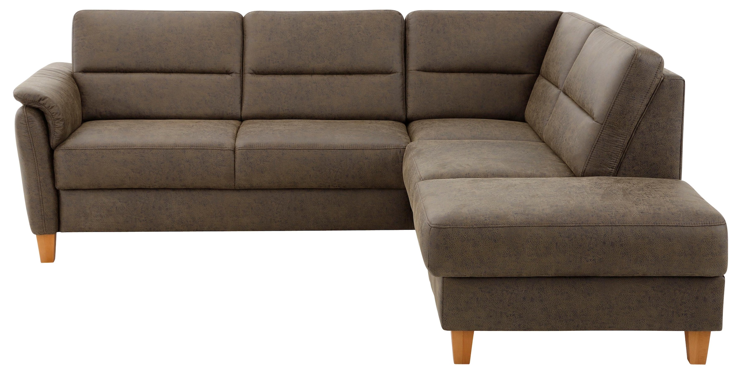 Home affaire Ecksofa »Palmera L-Form«, Federkern, wahlweise mit Bettfunktion und mit/ohne Stauraum