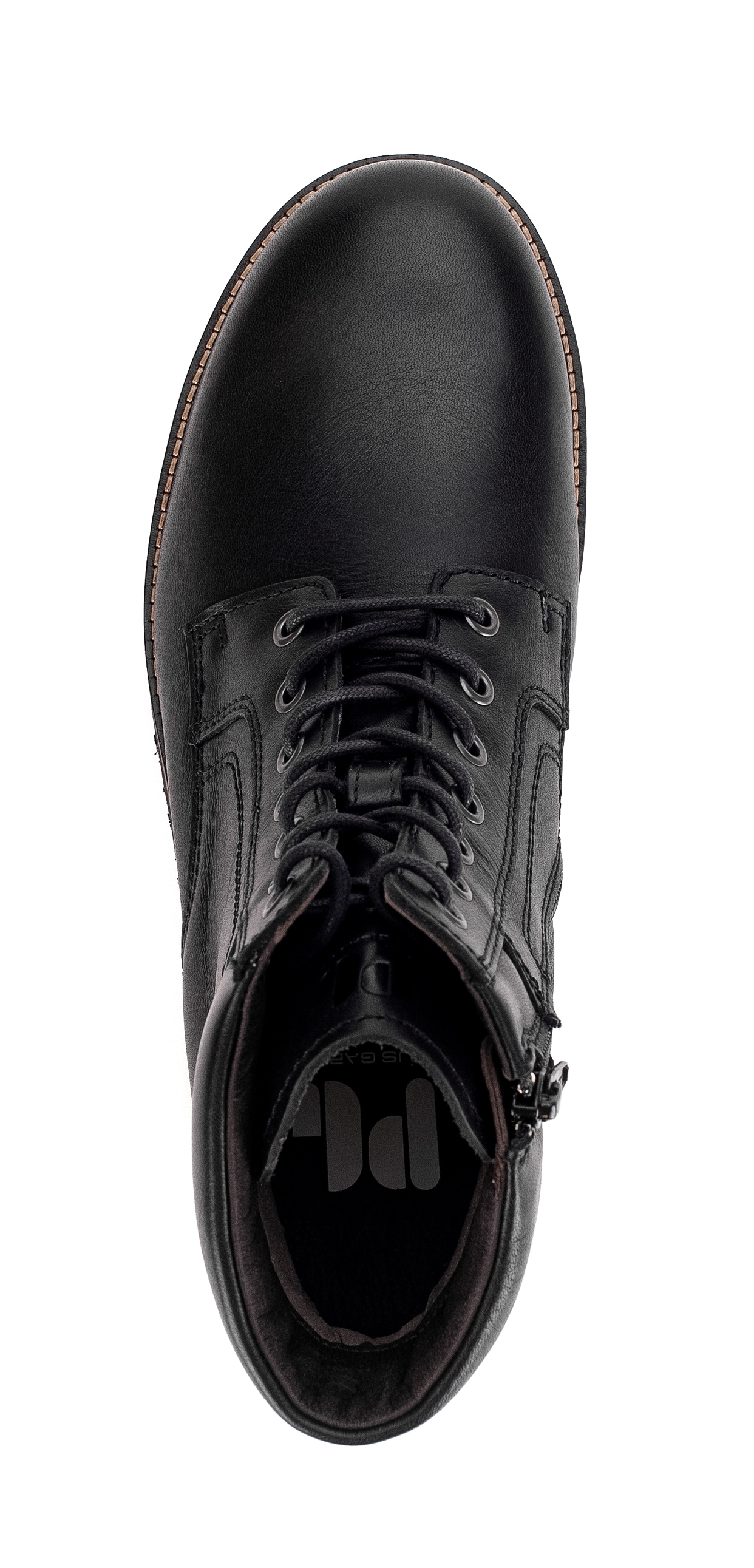 Pius Gabor Schnürboots  , Blockabsatz, Komfortschuh, gepolsterter Schaftrand, G-Weite (=weit)