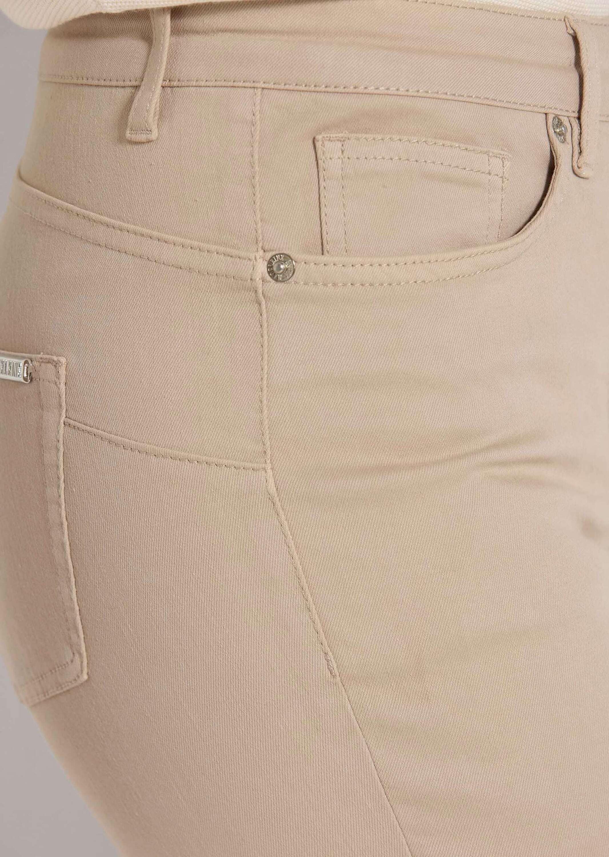 MADELEINE Regular-fit-Jeans »Jeans Jeans mit feinem Fransensaum«