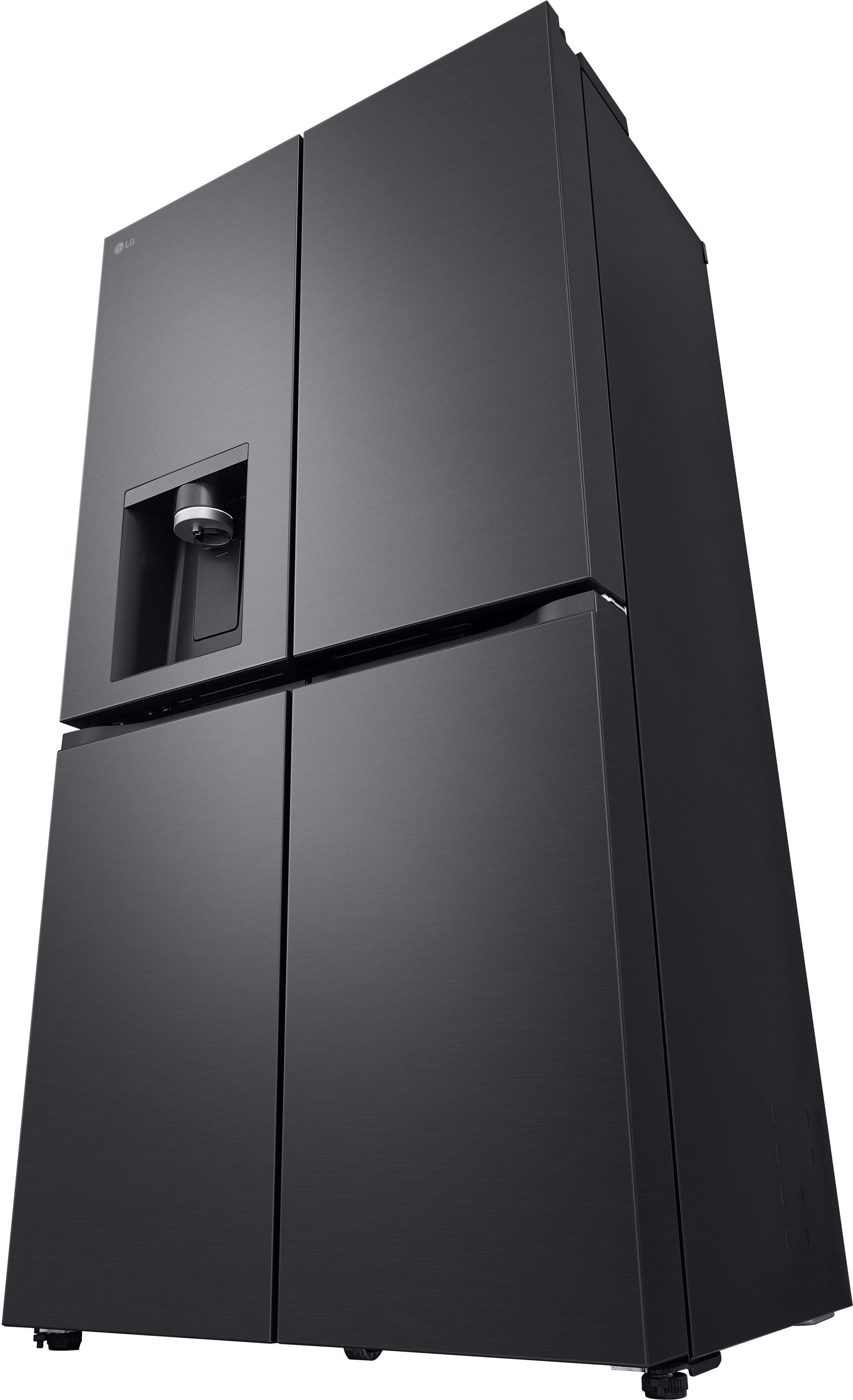 LG Multi Door »GMF960EV2E« 179,2 cm hoch 91,4 cm breit No Frost, Wasserspender mit Smart Fill, großer Nutzinhalt von 646 L