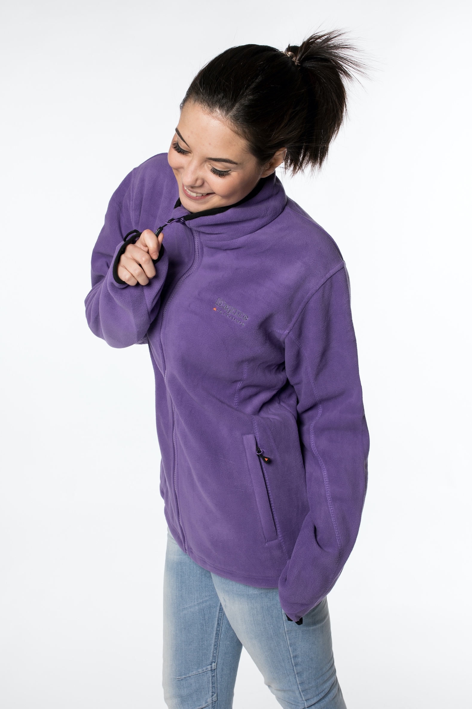 ♕ in Lady«, auch bei mit Teddy-Fleece, Größen Active Großen DEPROC Fleecejacke »CAMBLY erhältlich