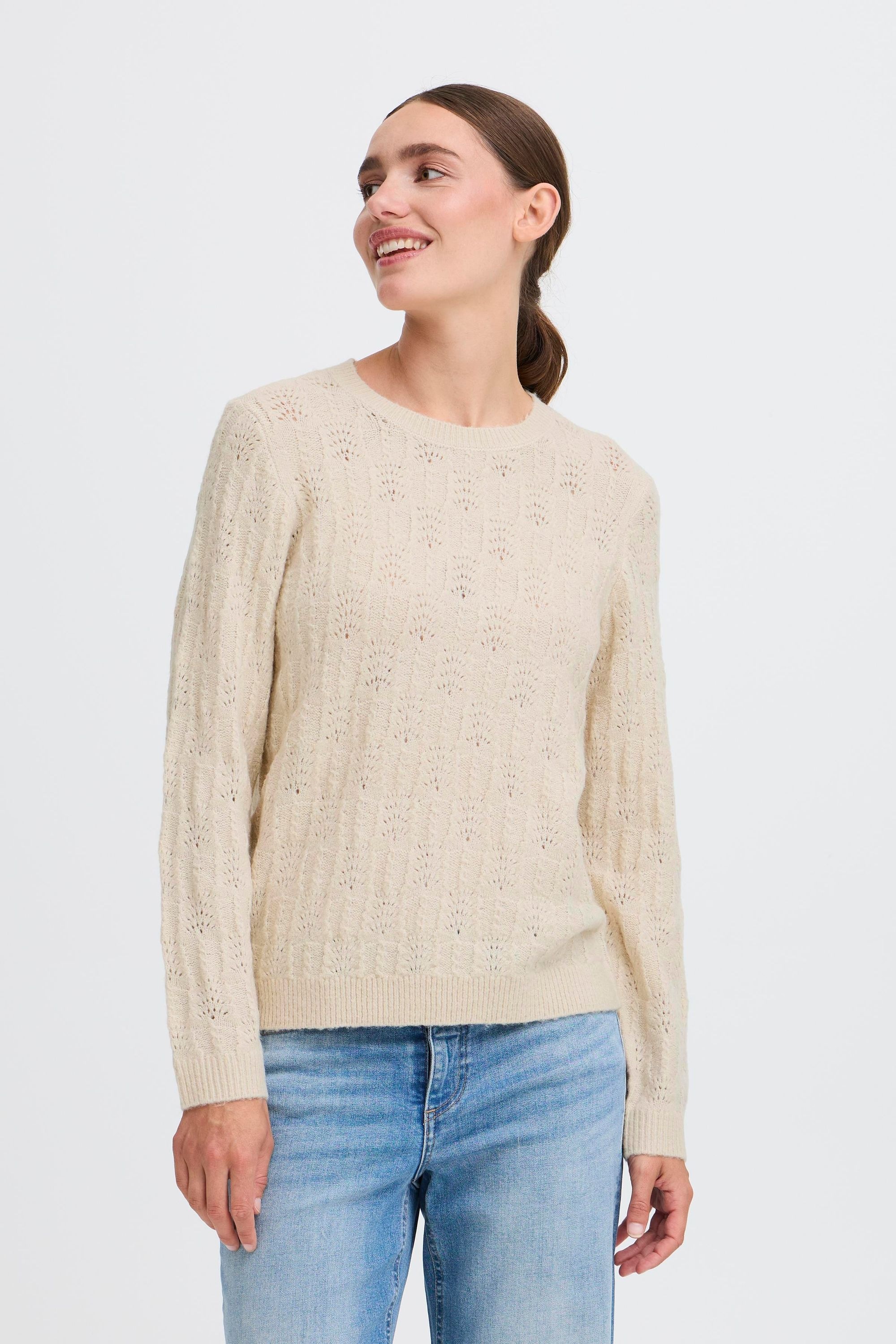 OXMO Strickfleece-Pullover »Strickpullover OXSinva«