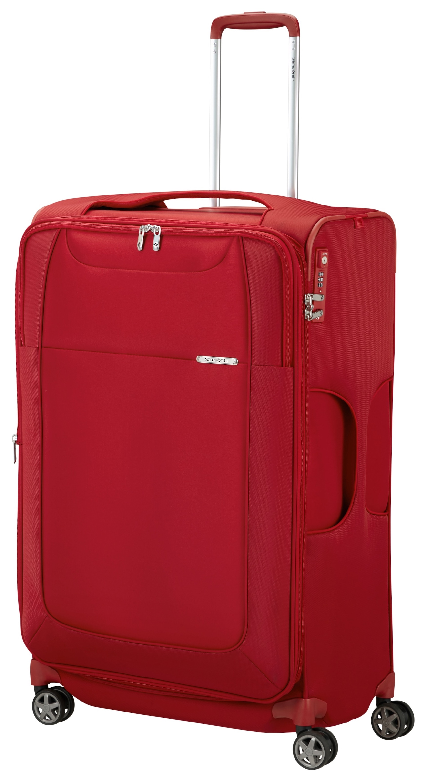 Samsonite Weichgepäck-Trolley »D'LITE, verschiedene Größen und Farben«, 4 Rollen, Hartschalen-Koffer Reisekoffer TSA-Zahlenschloss Volumenerweiterung