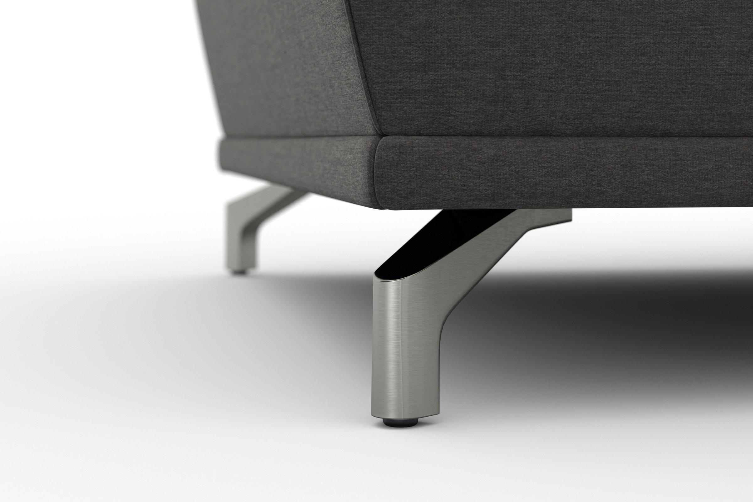 sit&more Ecksofa »Cabrio L-Form, B: 274 cm, mit Sitztiefen-, Arm- & Kopfteilverstellung«, 3 Nierenkissen, Federkern, optional Bettfunktion und Stauraum