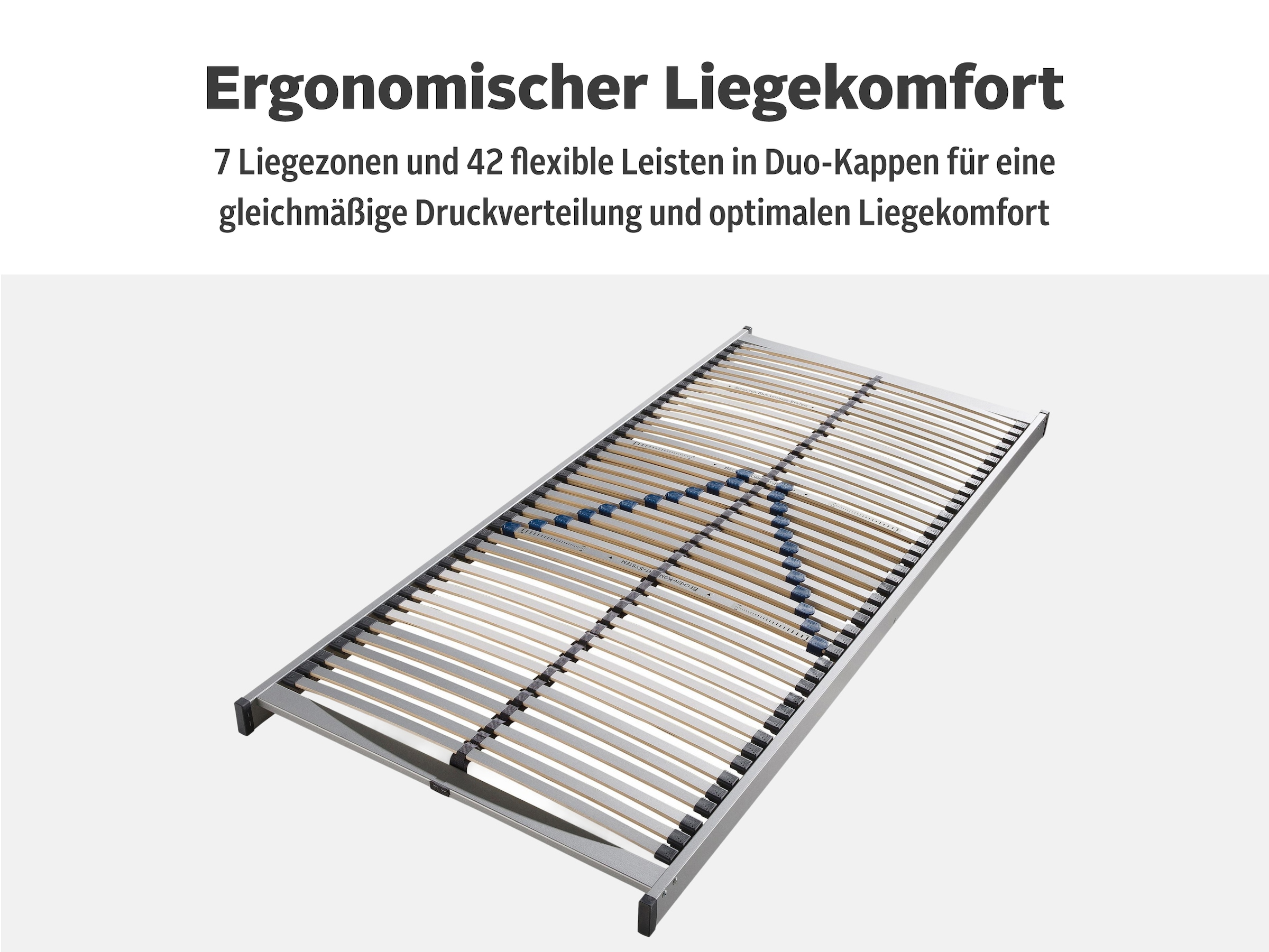 Älgdröm Lattenrost »Tronfjell, 90x200, 140x200 cm und weiteren Größen« Lattenrost für alle Matratzen, langlebig, ergonomisch, 7-Zonen