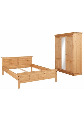 Home affaire Schlafzimmer-Set »Indra«, (Set, 2 St.), bestehend aus 140er Bett und... kaufen